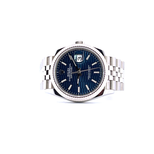 Rolex - Datejust 36 Blue Motif - Juwelier Spliedt