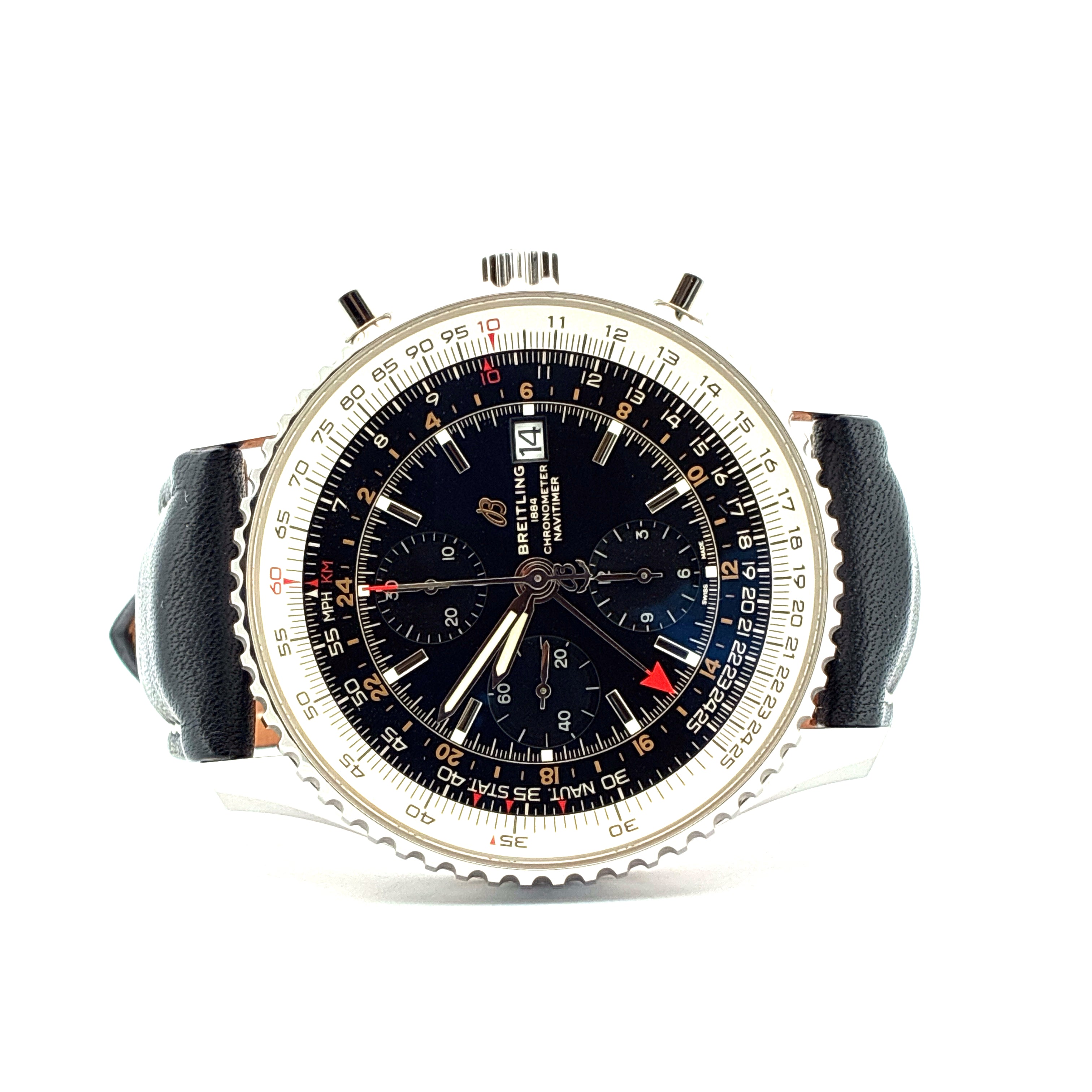 Navitimer World / Black Dial / Full-Set / 2019
