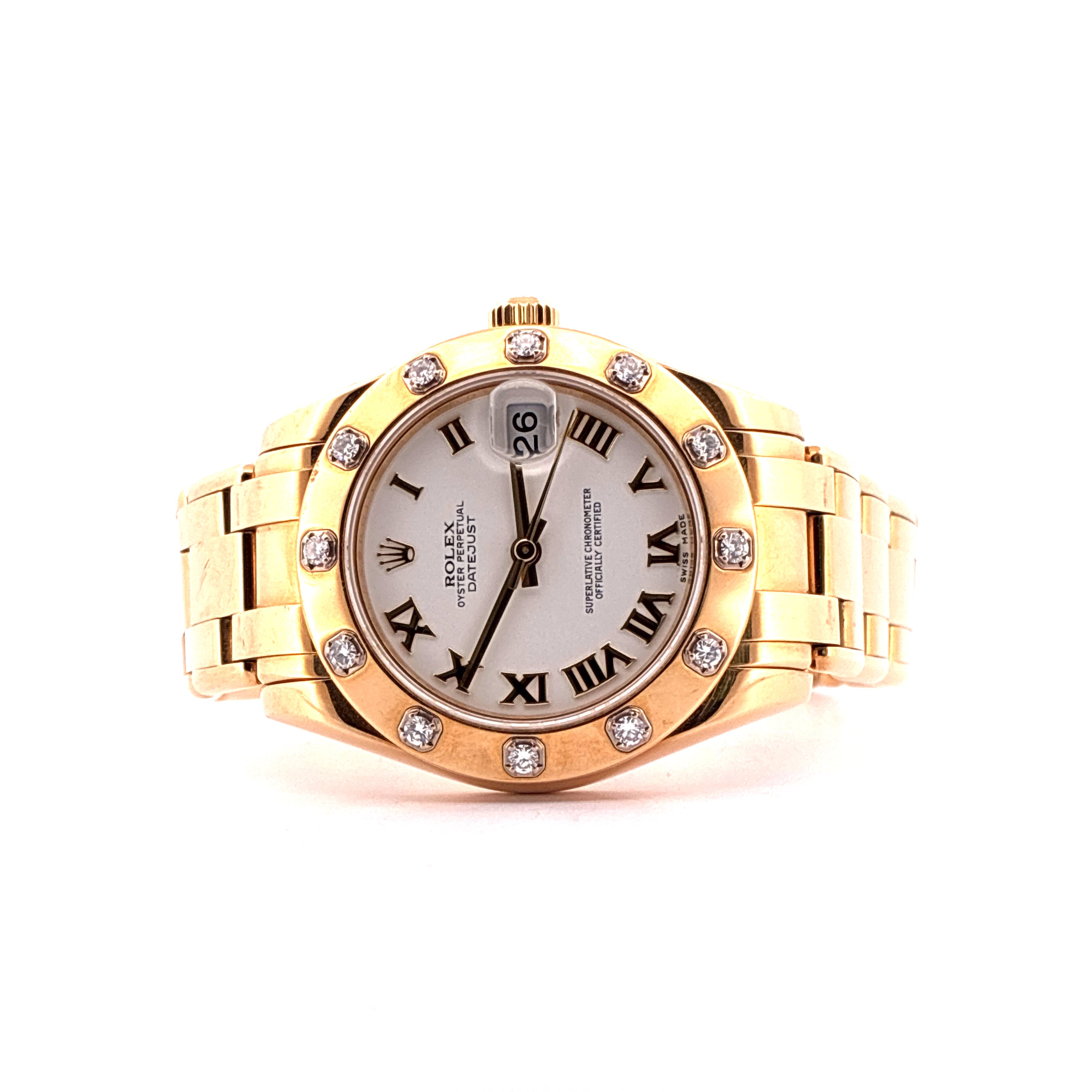 Datejust 31 / Pearlmaster / Box & Papers / 2008
