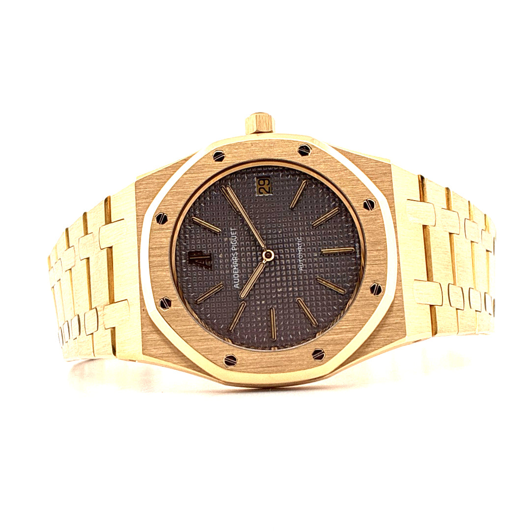 Royal Oak Jumbo 18K Gelbgold / AP Service 2026 / Archiv-Auszug / Grande Tapisserie (1979)