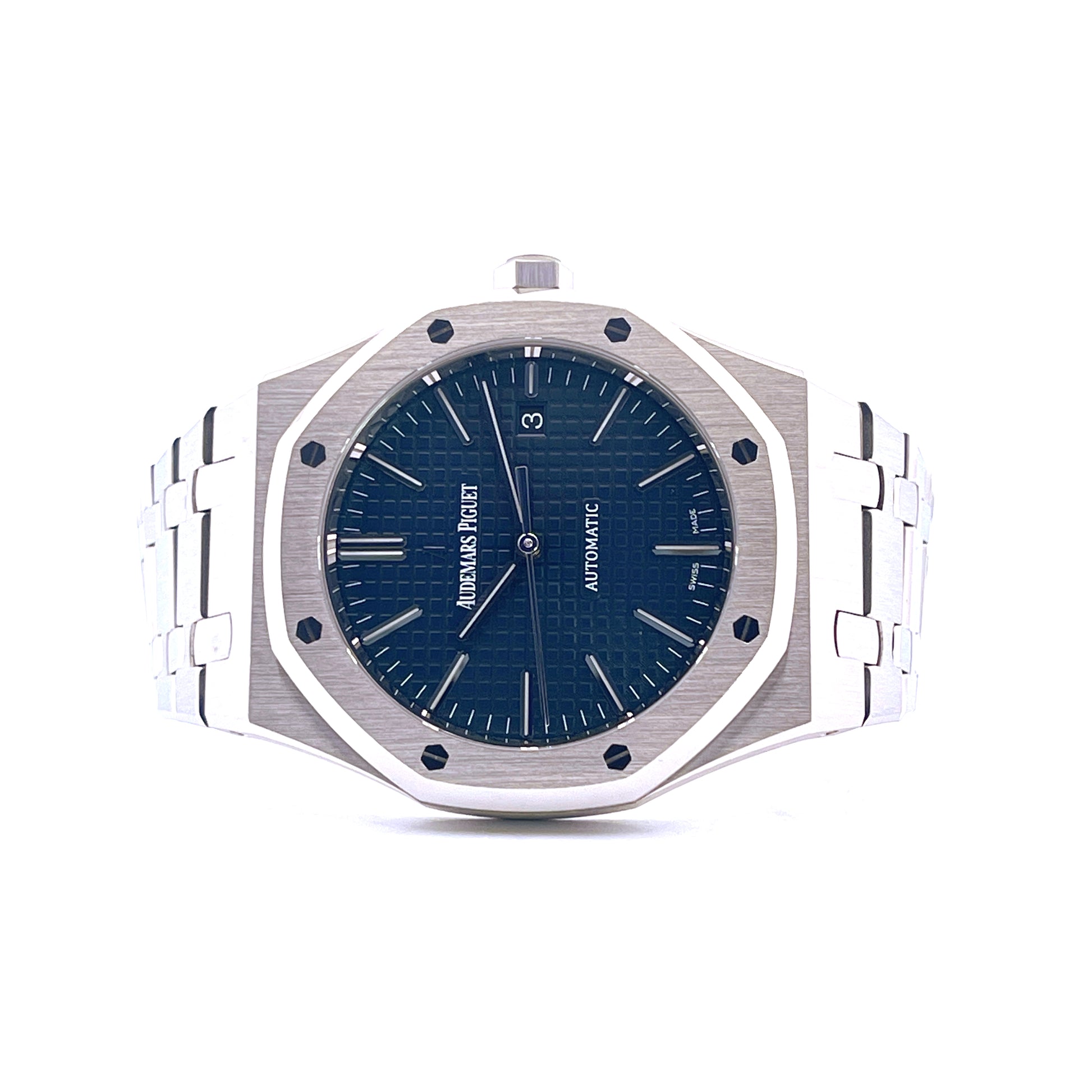 Audemars Piguet - Audemars Piguet Royal Oak Selfwinding Blue Dial - Juwelier Spliedt