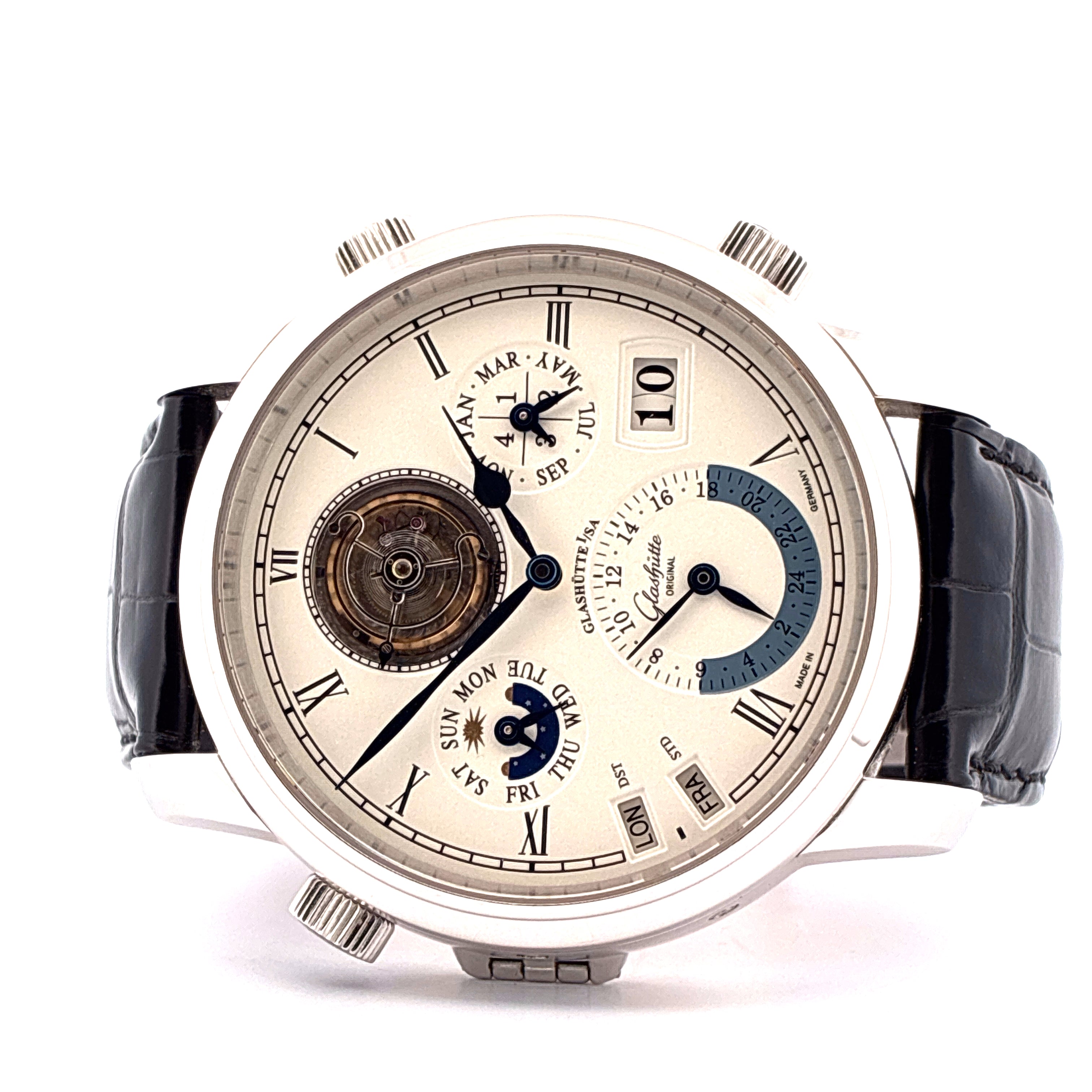 Grande Cosmopolite Tourbillon / Limited Edition of 25 / Platinum / Watch Winder Premium Set / on stock / folding clasp / 2020