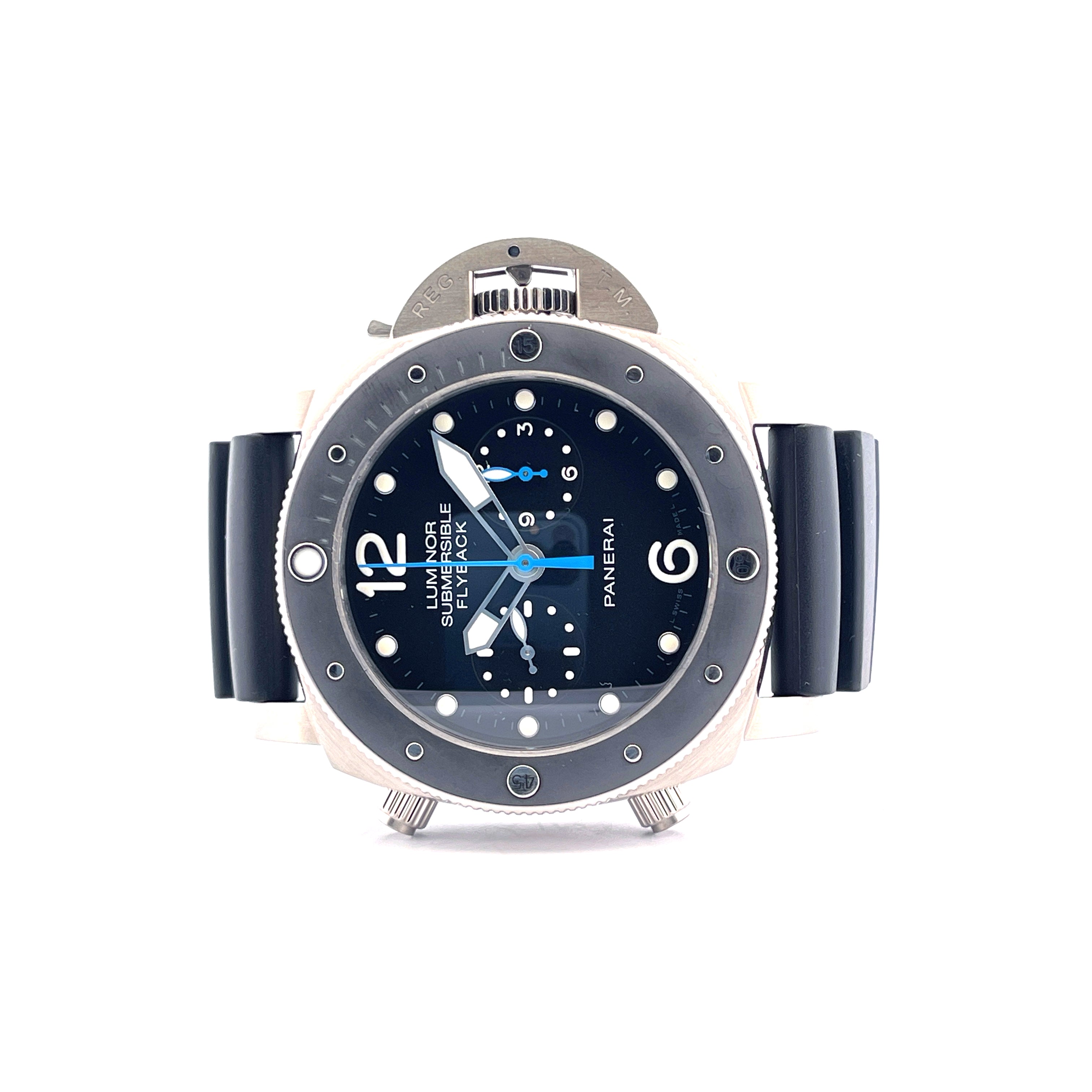 Panerai - Luminor Submersible 1950 Titan 3 Days Pam 615 47 mm / Full Set / 2. Strap / Flyback / 2005 - [product_sku]