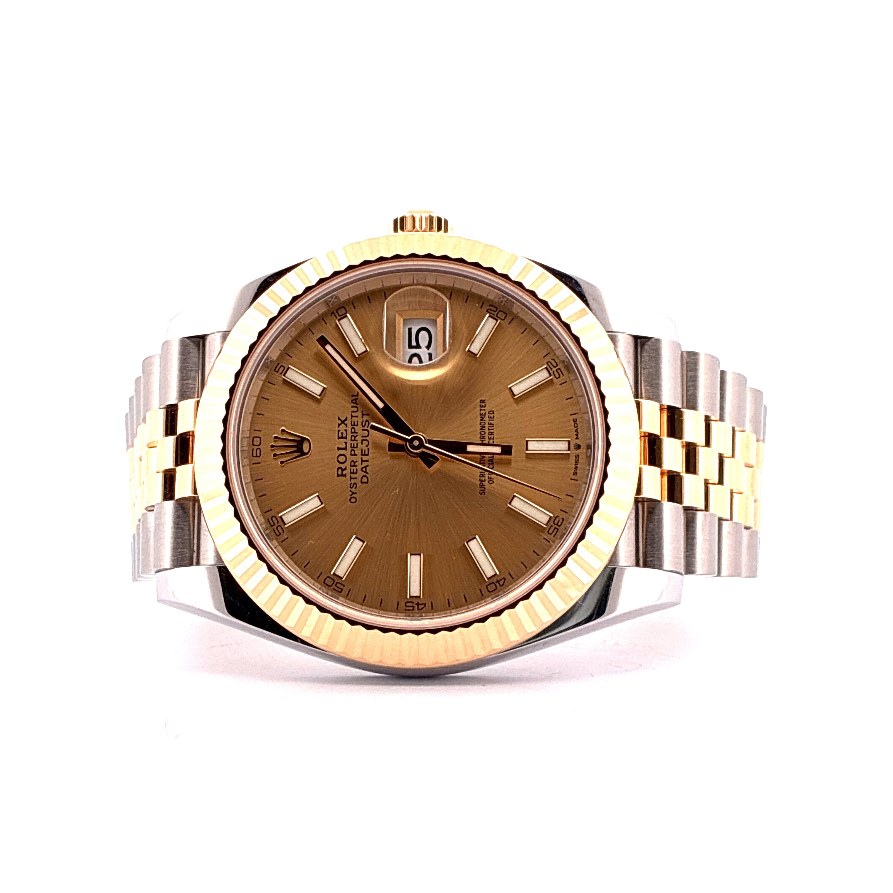 Rolex - Datejust 41 / Bicolor / Box & Papers / 2023 - [product_sku]