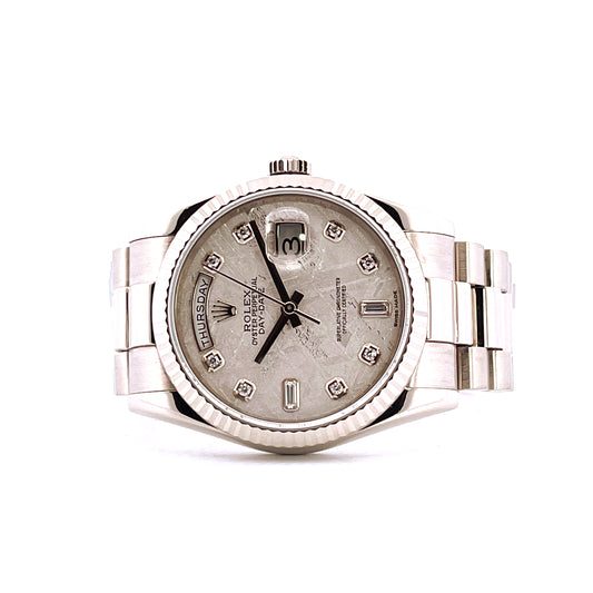 Rolex - Rolex Day-Date 36 Meteorit Whitegold (2017) - [product_sku]