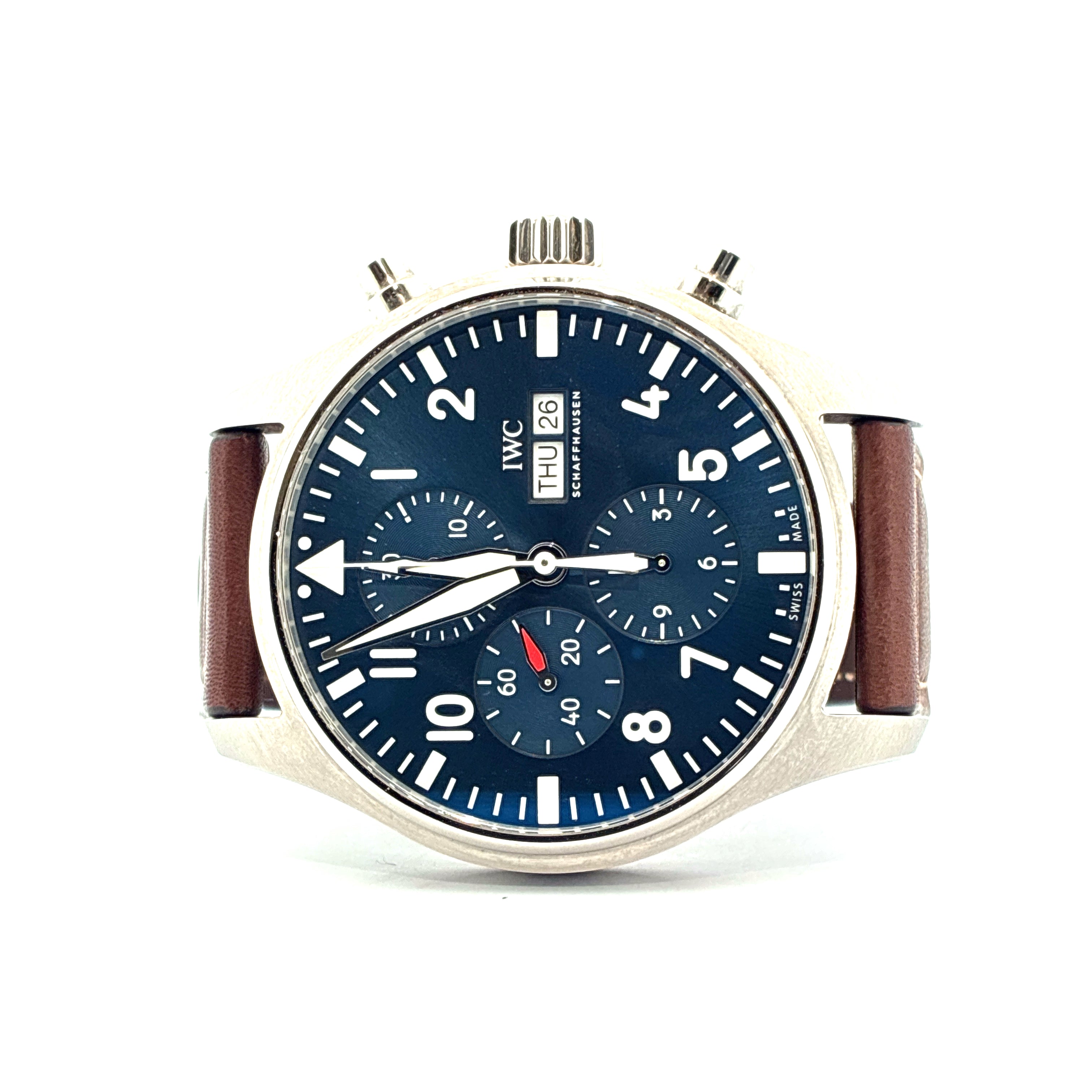 Fliegeruhr Chronograph Pilot / new strap / very good condt. / Full-Set / 2020