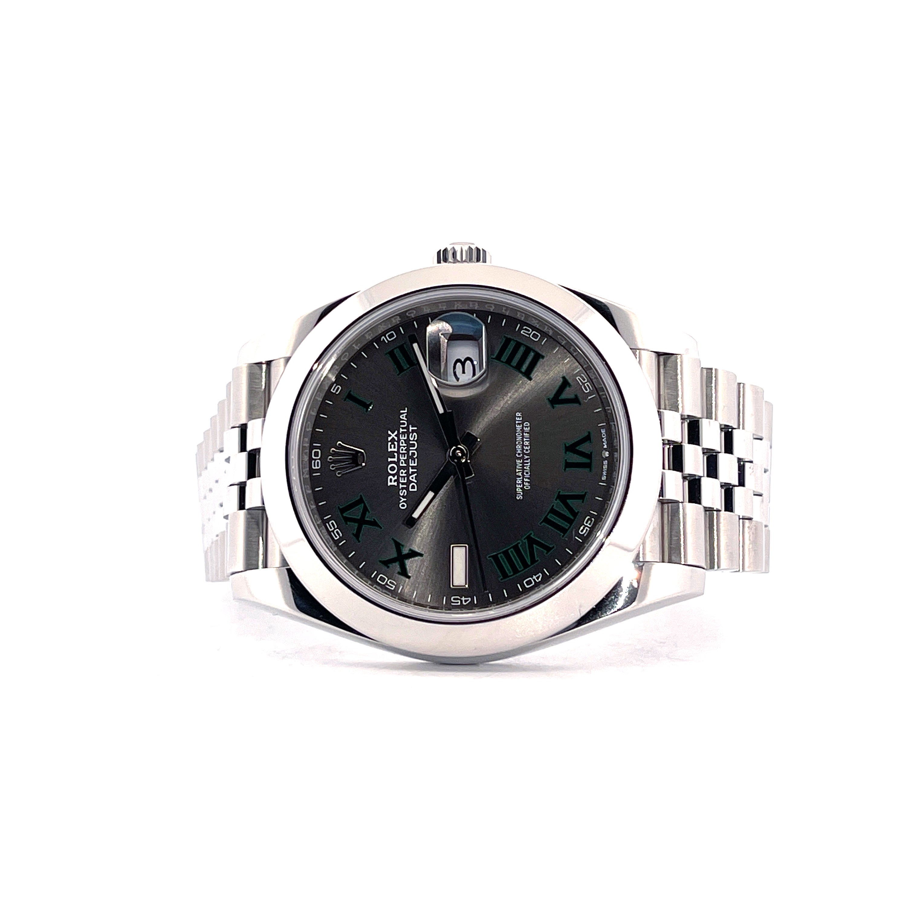 Datejust 41 Wimbledon 126300 Jubilee / Full Set + Erstkaufrechnung / LC100 / 2020