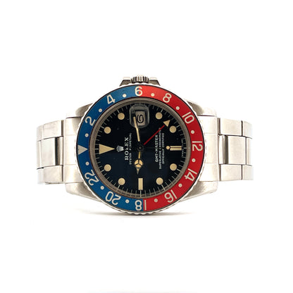 Rolex - Rolex GMT-Master Pepsi (1975) Ref. 1675 / Premium Set / Service 2022 - Juwelier Spliedt
