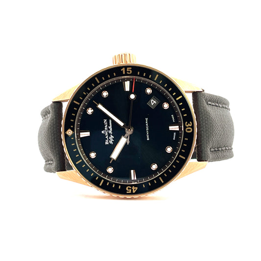 Blancpain - Blancpain Fifty Fathoms Bathyscaphe Sednagold - Juwelier Spliedt