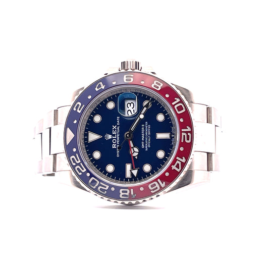 GMT-Master II 18 kt Whitegold / Full Set / LC100 -2019-