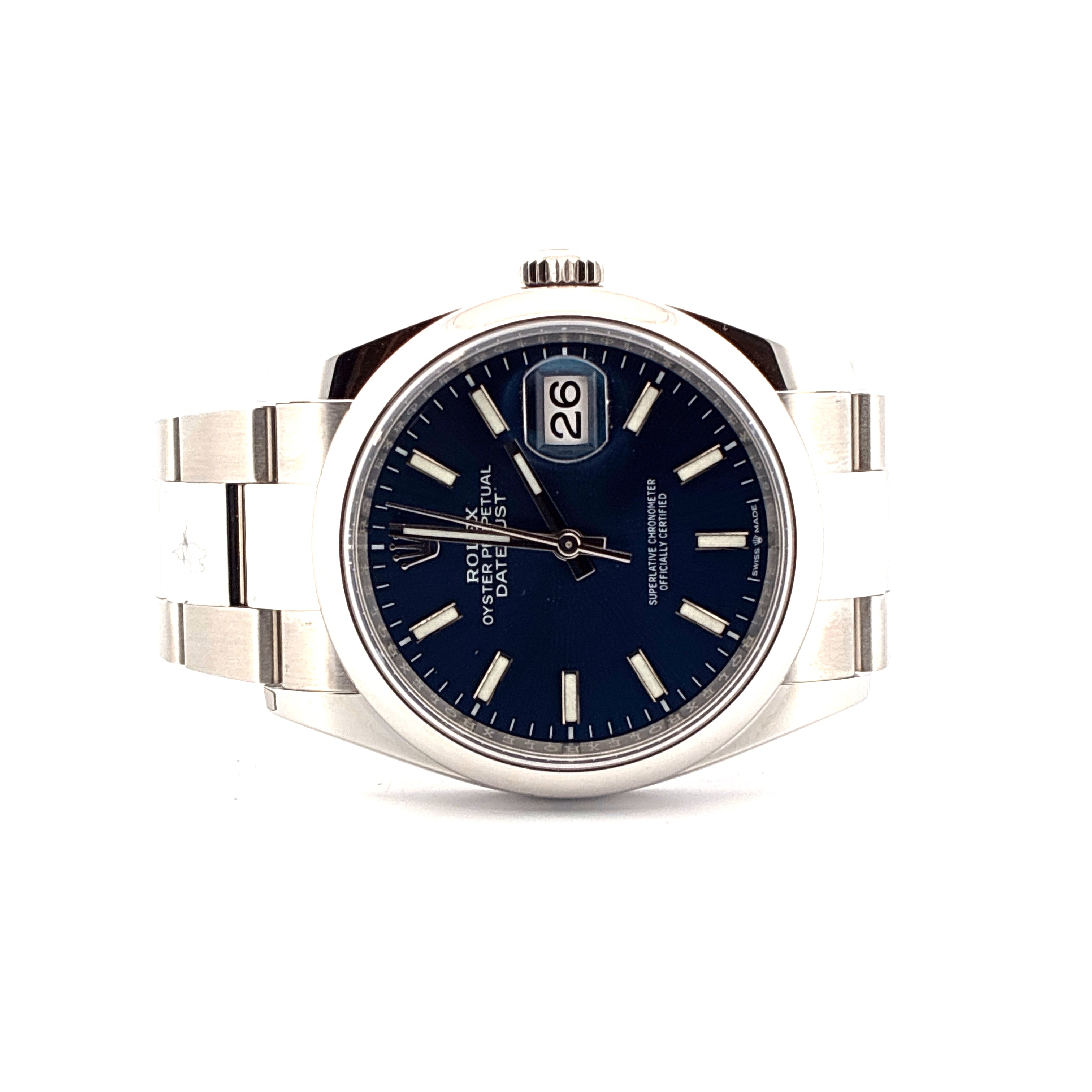 Datejust 36 / Blue Dial / Box & Papers / 2022