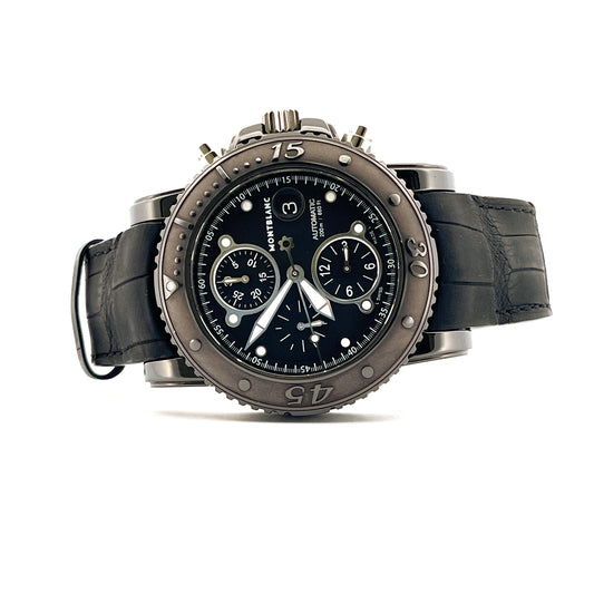 Montblanc - Sport Chrono XL Black Steel - Juwelier Spliedt