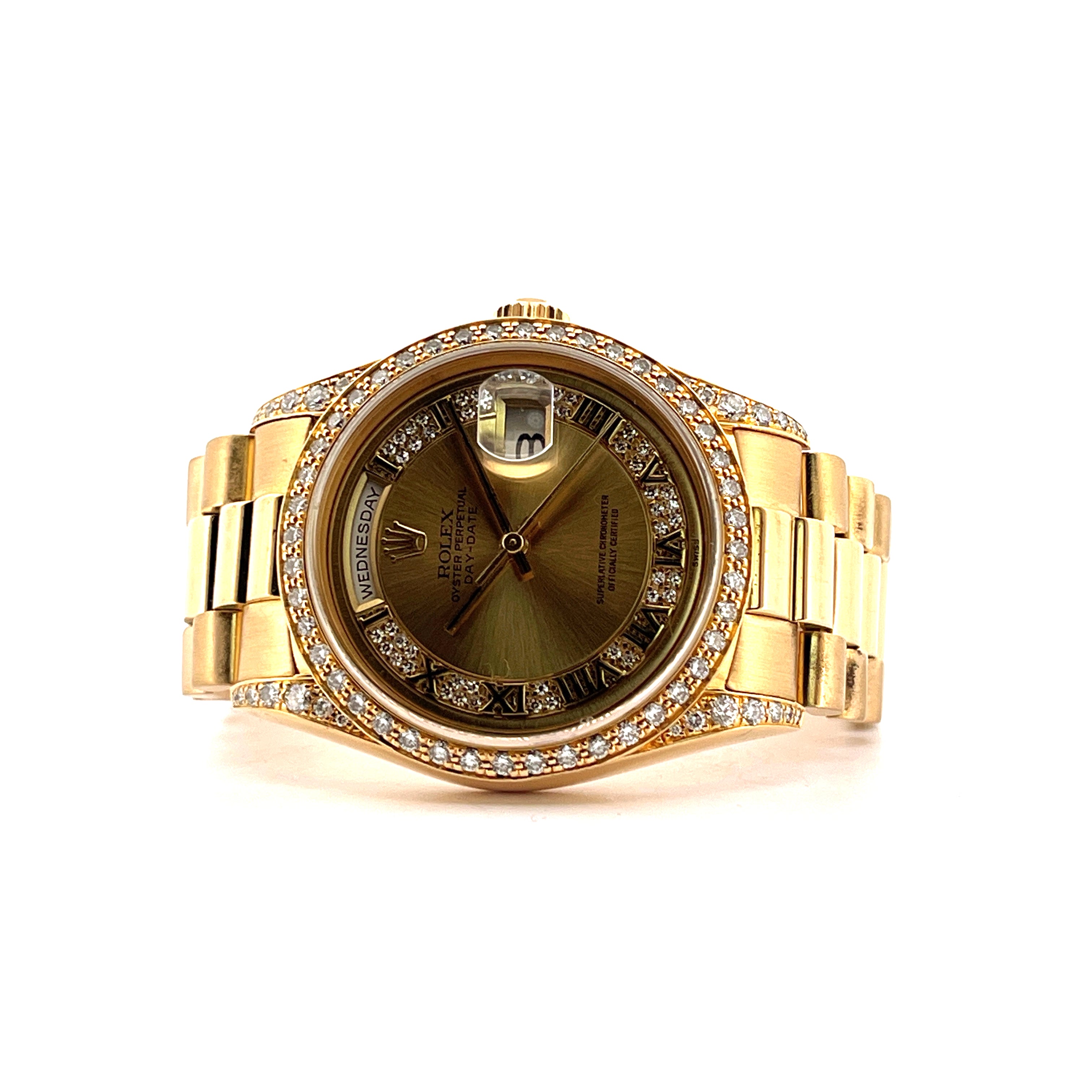 Day-Date 36 Gold Diamonds 18388 Service 2025 (incl Box) -1991-