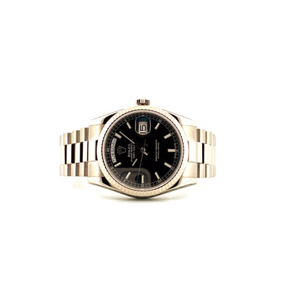 Rolex Day-Date 36 Weißgold Ref. 118239 (2015) mit Rolex Service
