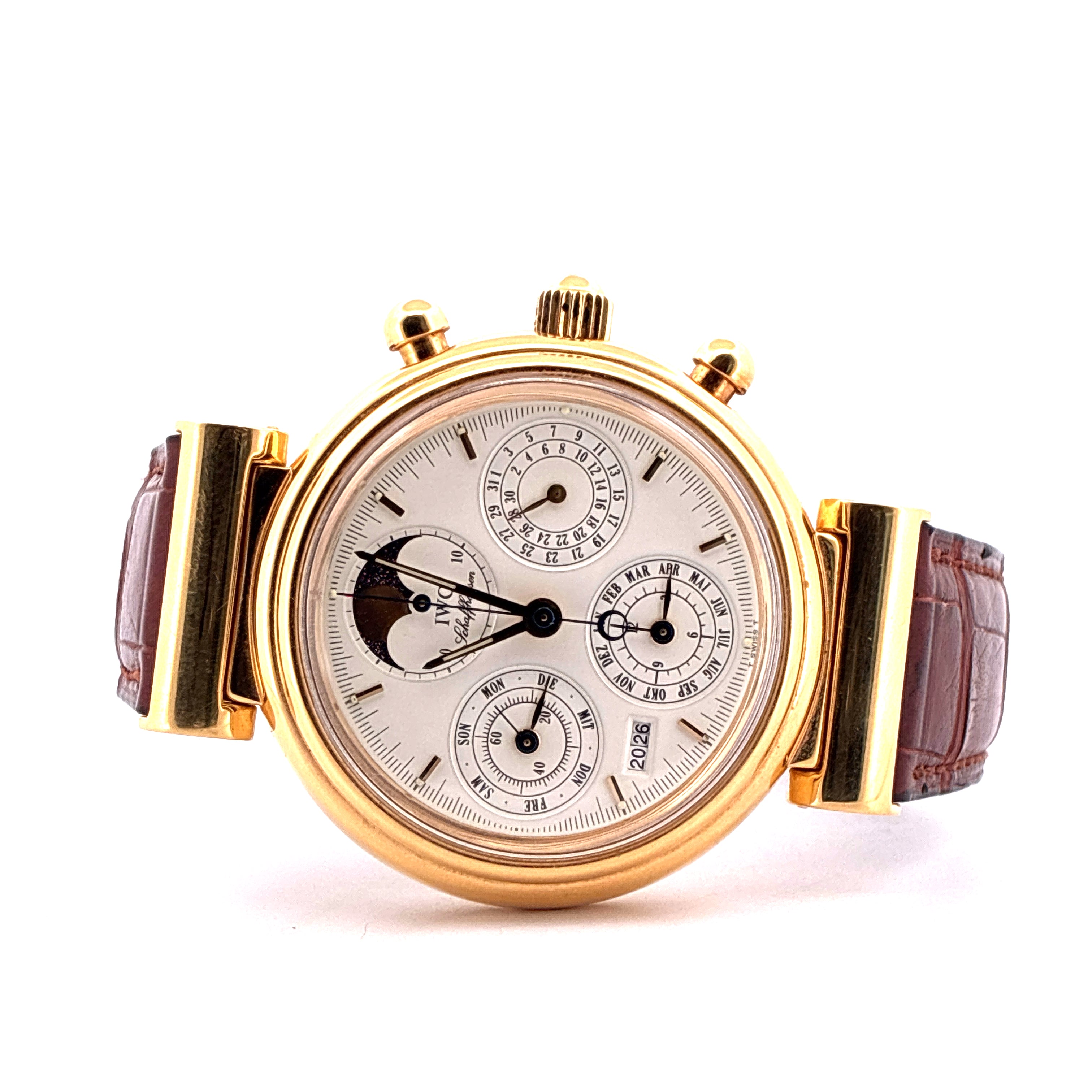 IWC - Da Vinci Perpetual Calendar / Yellow Gold / 2nd Strap / Service 2021 / Full-Set / 2011 - [product_sku]