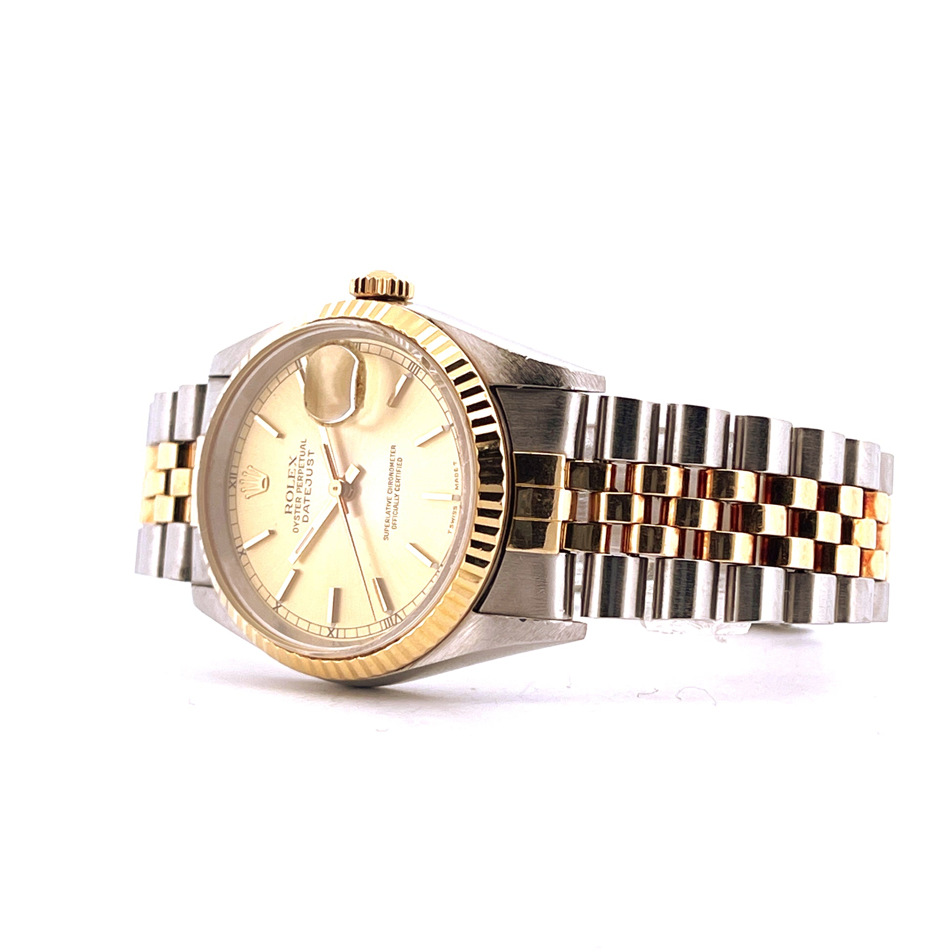 Rolex - Rolex Datejust 36 Gold Dial Jubilee (1995) Premium Set - [product_sku]