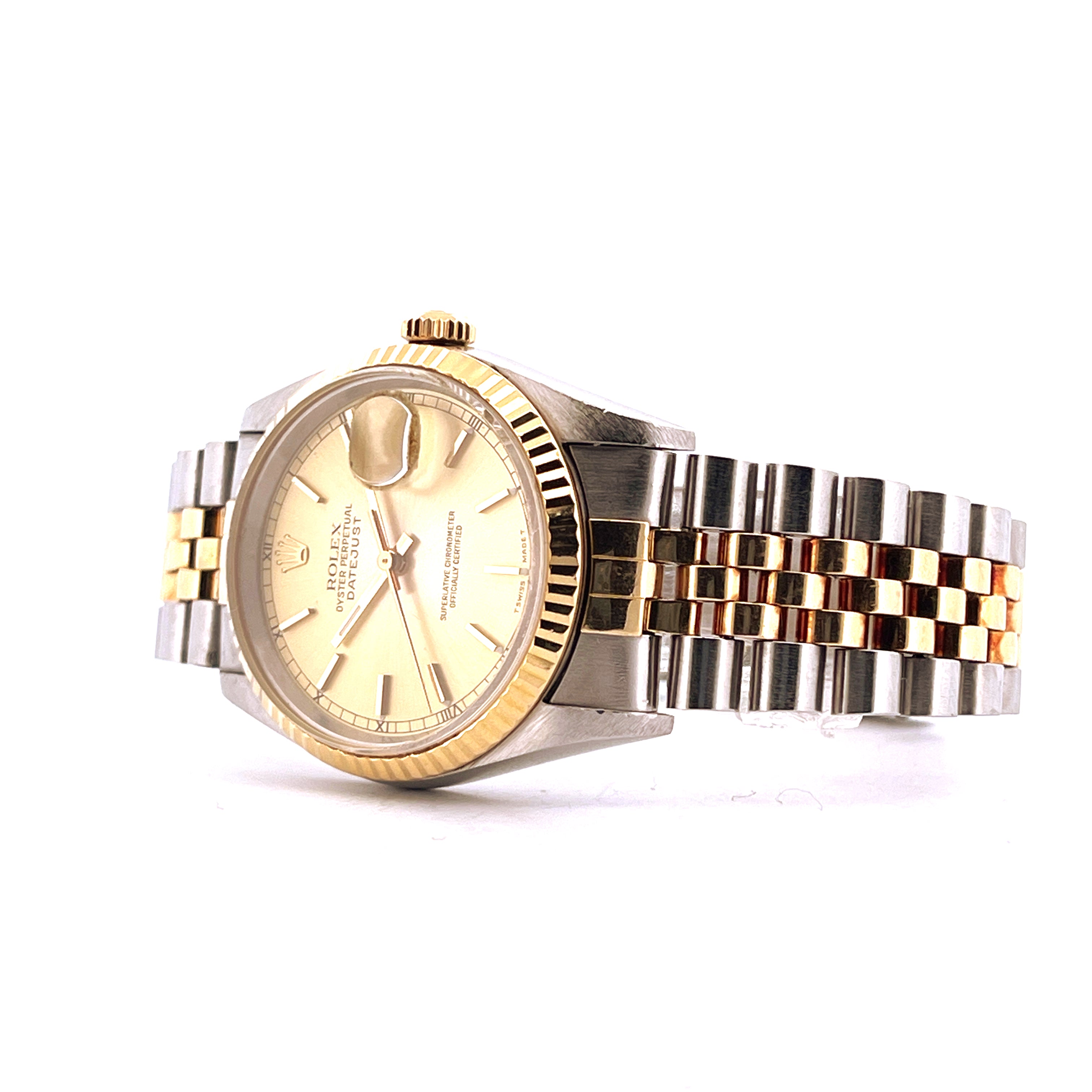 Rolex - Rolex Datejust 36 Gold Dial Jubilee (1995) Premium Set - [product_sku]