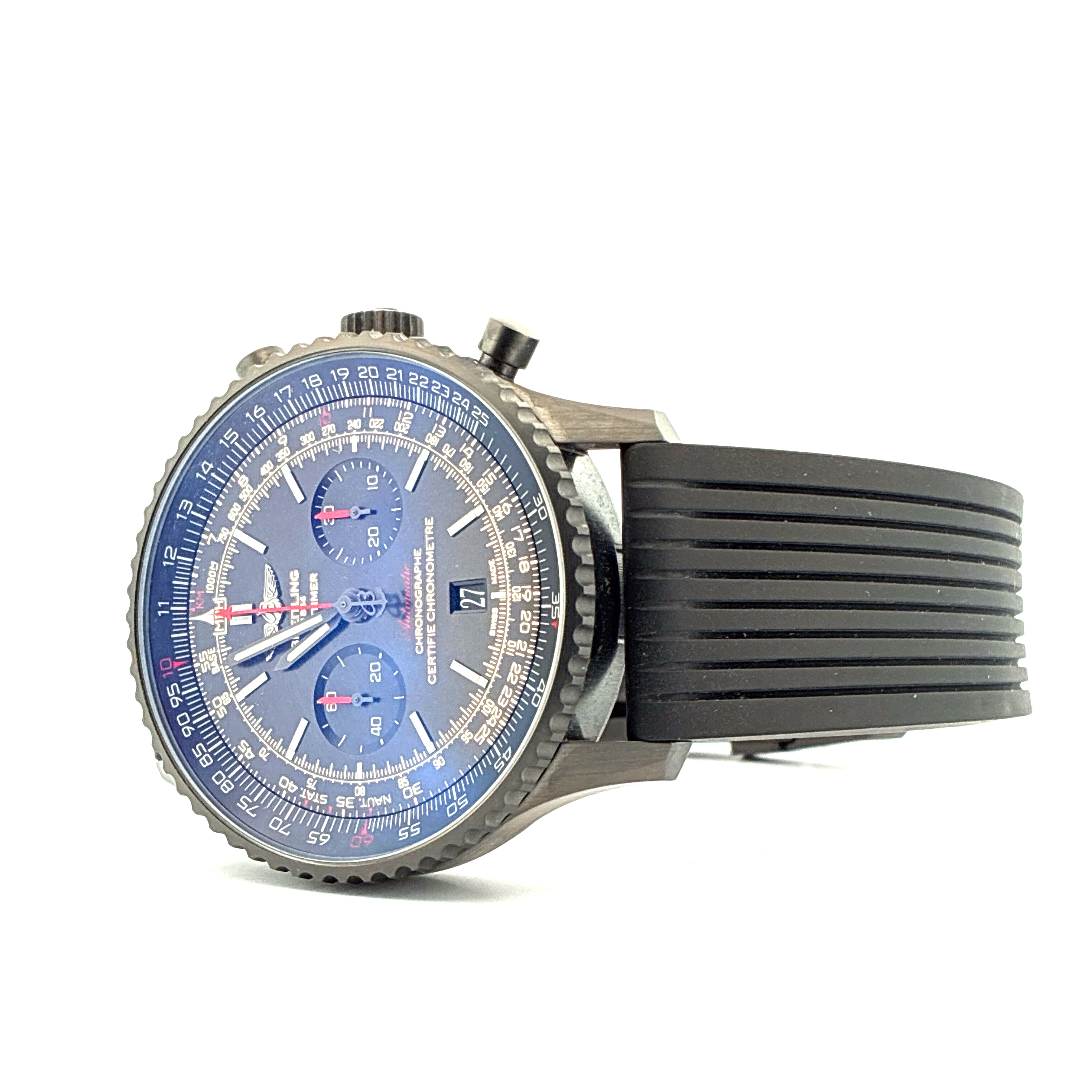 Navitimer 01 / Black steel / very good condt. / Full-Set / 2016