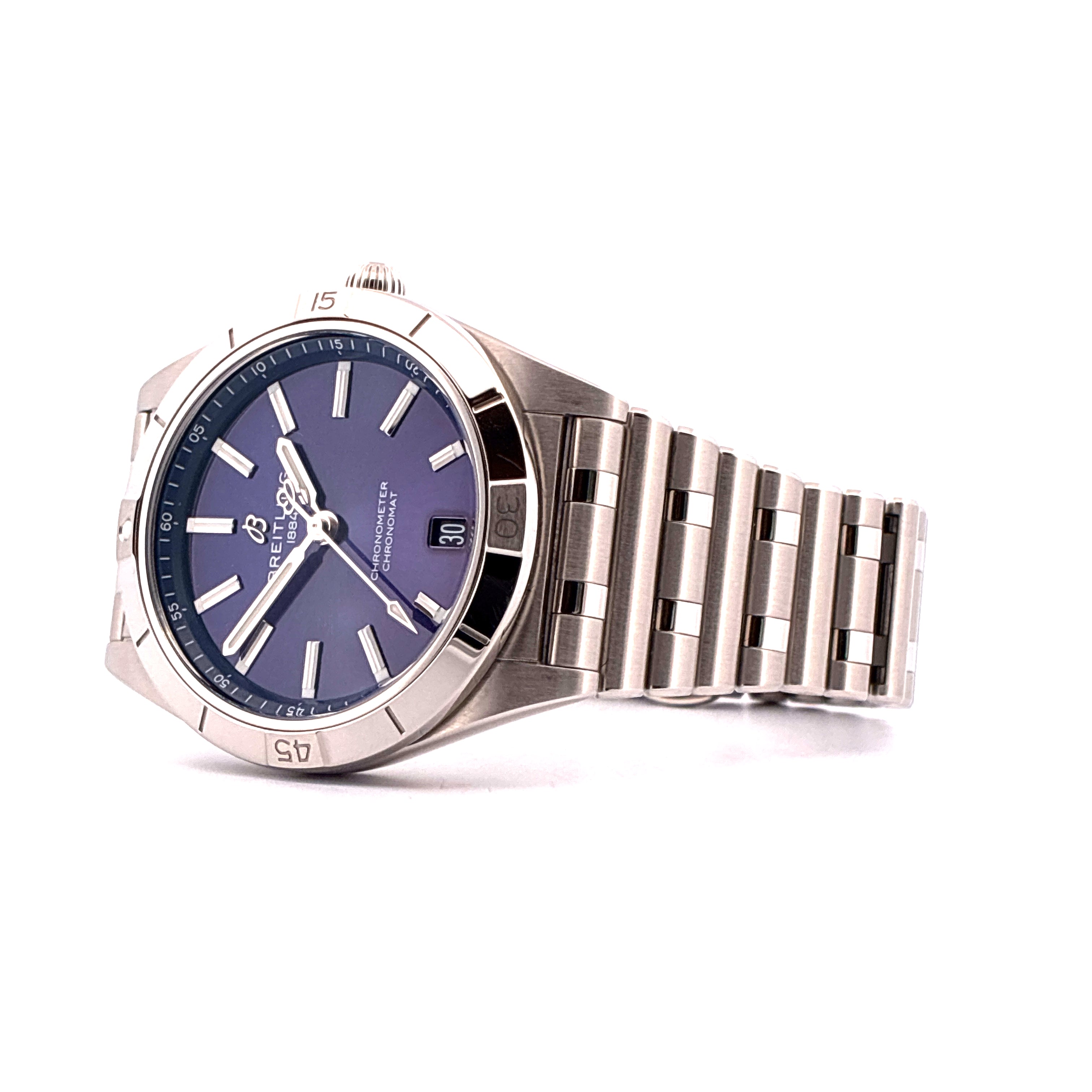 Breitling - Chronomat 36 Automatic / Blue Dial / very good condt. / Full-Set / 2026 - [product_sku]