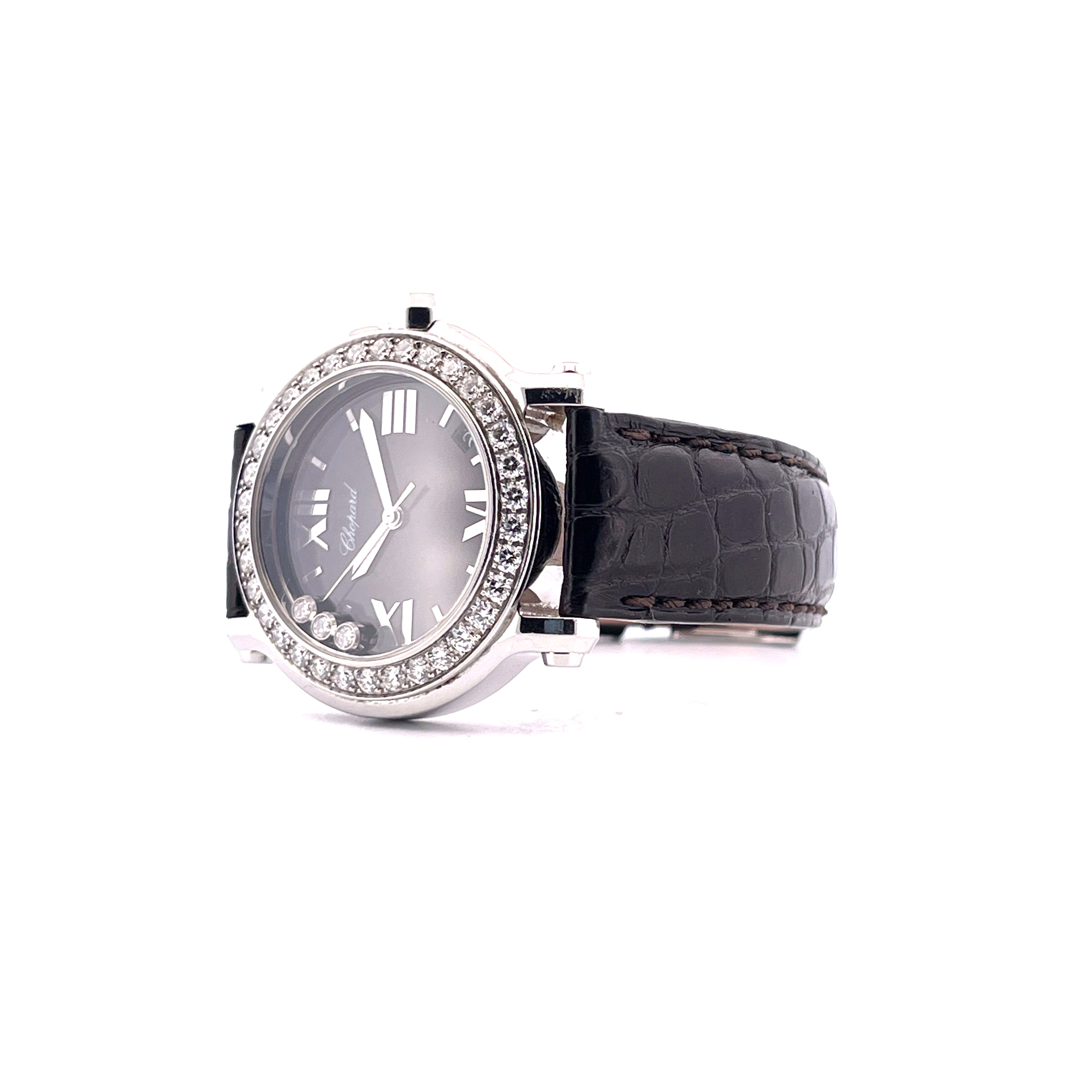 Happy Sport Round Quartz 36mm Diamonds / 2019