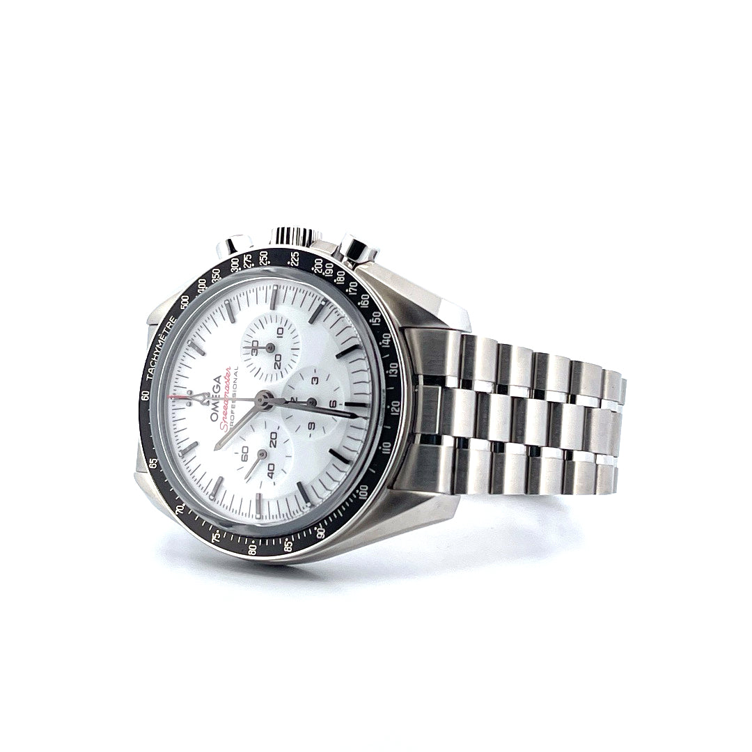 Omega - Speedmaster Moonwatch Professional White / Full Set / very good condt. - [product_sku]