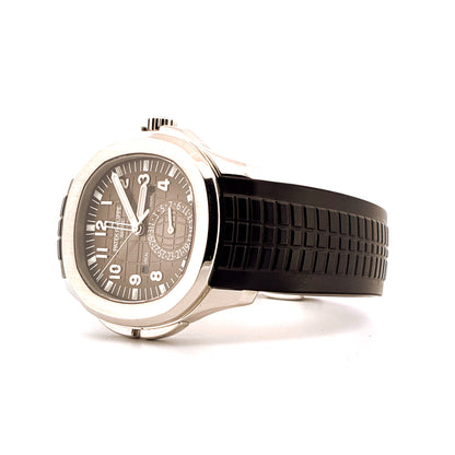 Patek Philippe Aquanaut Travel Time 5164A-001 / 2019 Full-Set