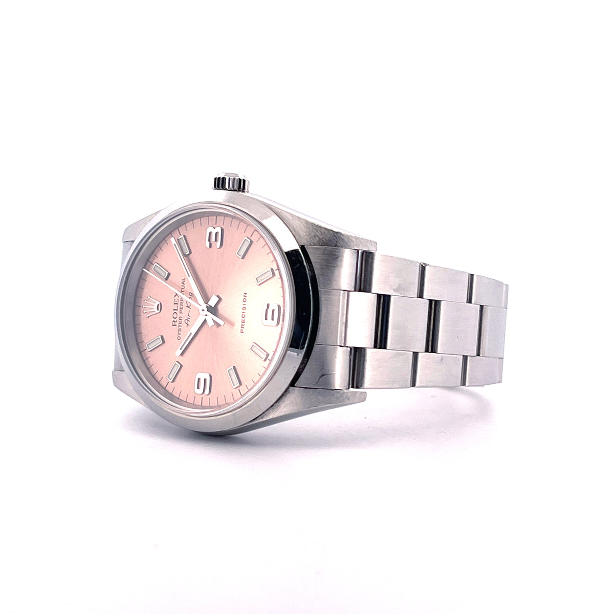 Air King Ref. 14000 Pink Dial / Box and Paper / good Condition / 2001