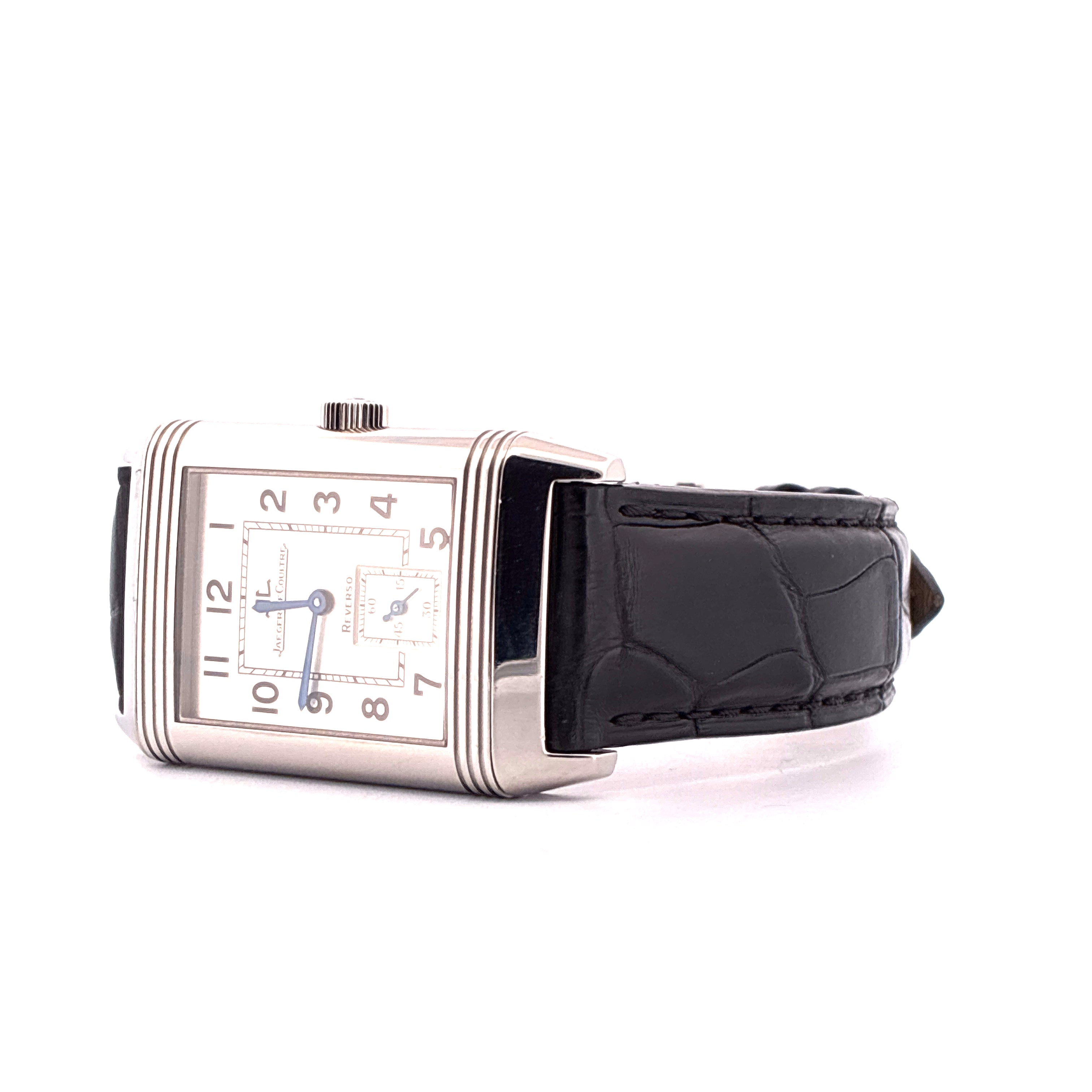 Reverso Grande Taille / leather strap / folding clasp / watch only / service 2026