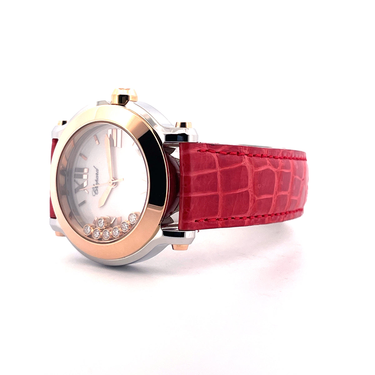Happy Sport 36 mm Steel & Roségold / very good Condition / 2014