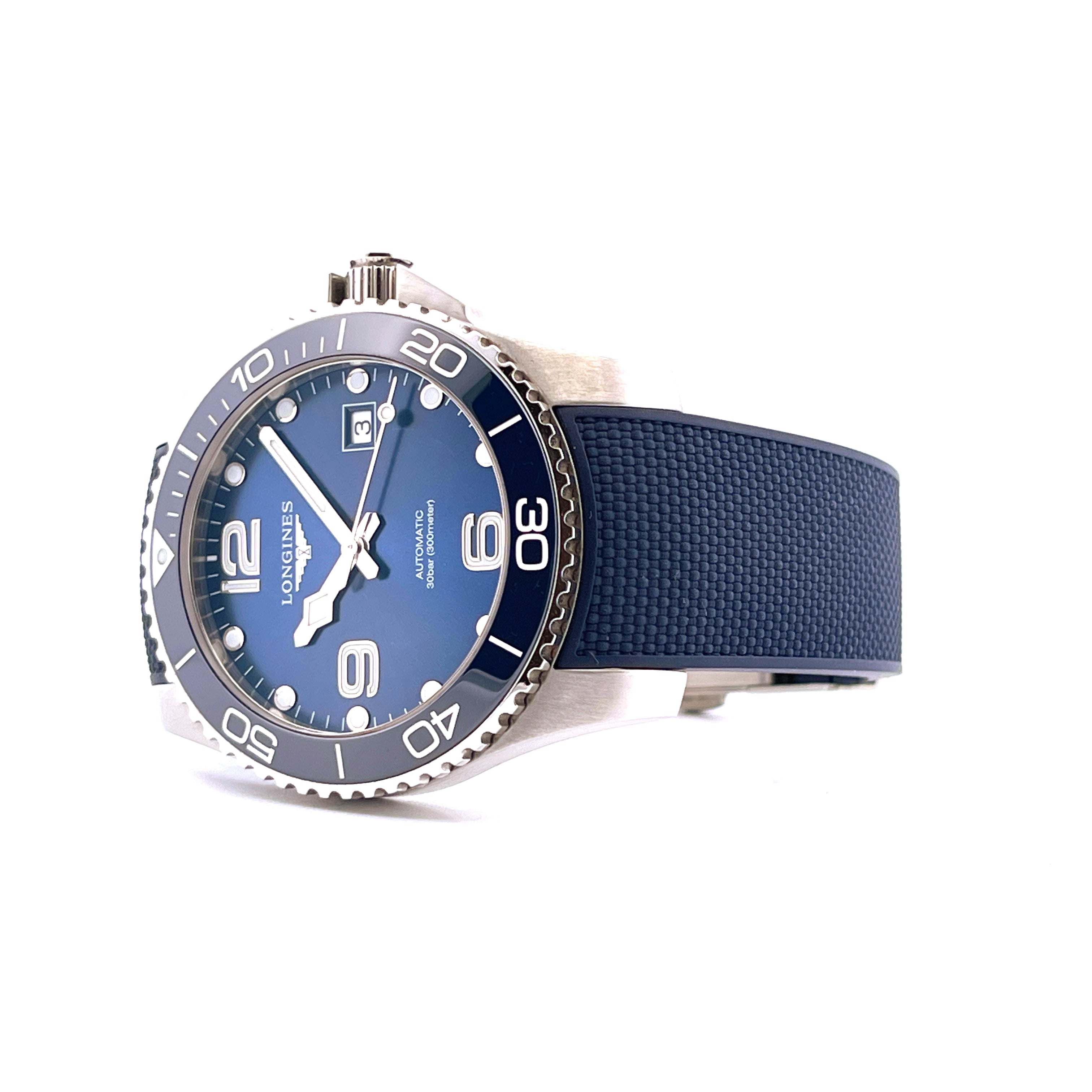 Longines - Longines Blue Hydroconquest Automatic - Juwelier Spliedt