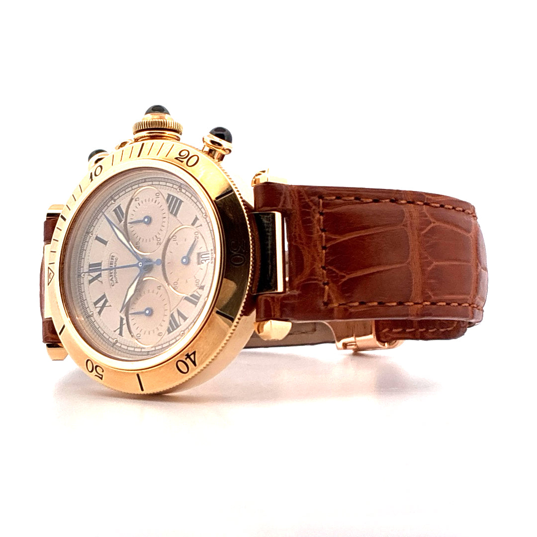 Cartier - Pasha Chronograph Gelbgold (1999) - [product_sku]