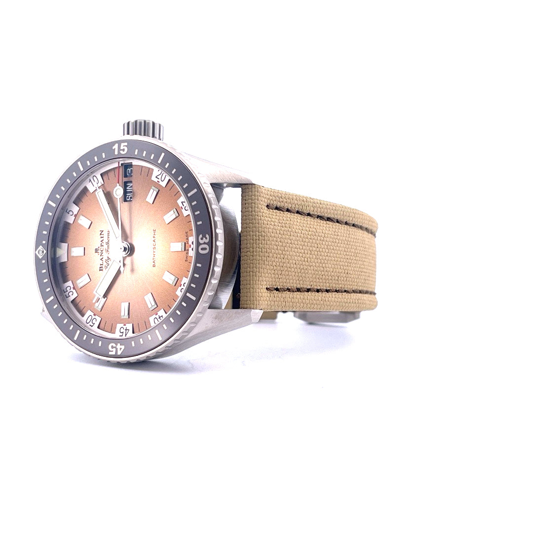 Blancpain - Blancpain Fifty Fathoms Bathyscaphe Day Date Desert Edition (399/500) - Juwelier Spliedt - [product_ Artikelnummer]