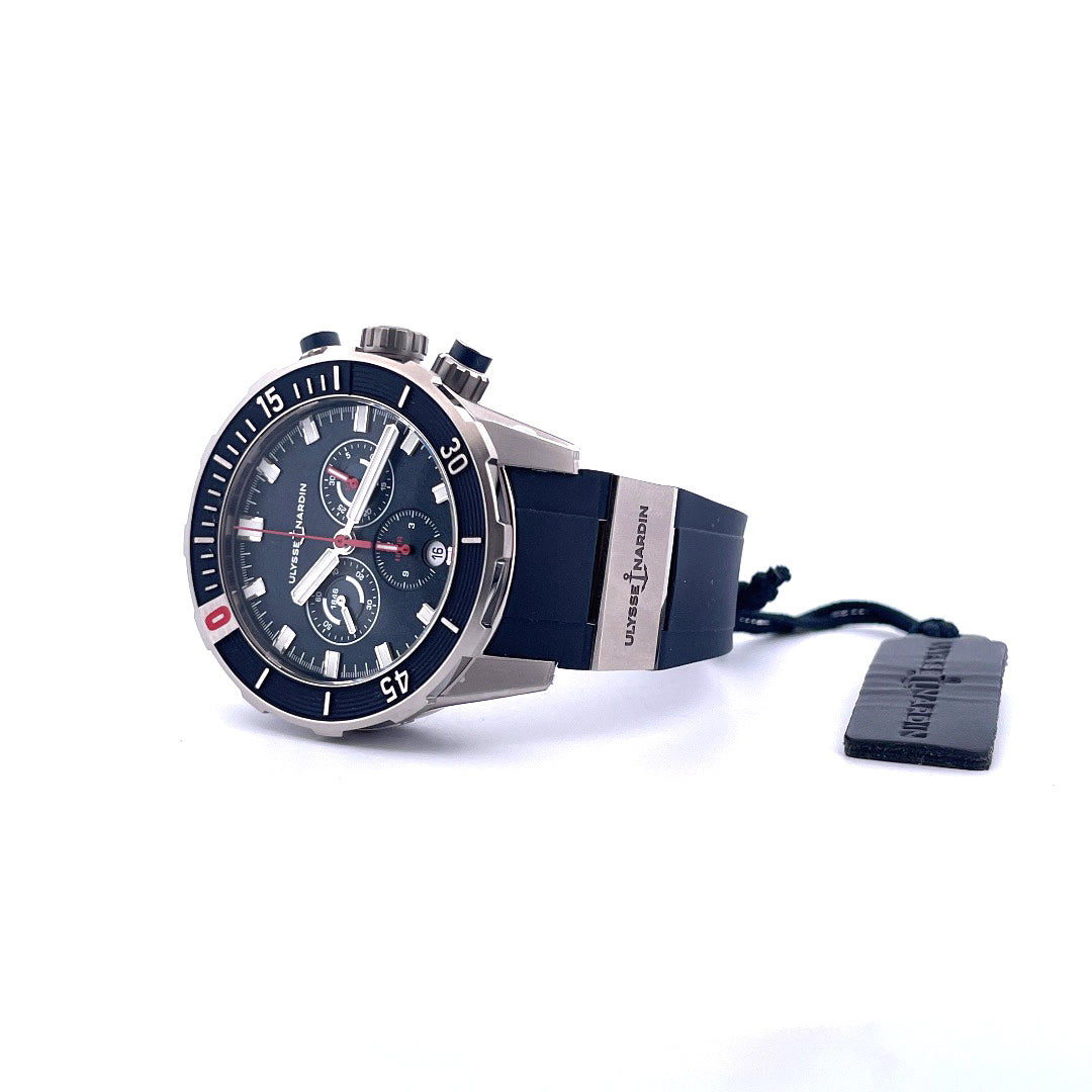 Ulysse Nardin - Chronograph Automatic Blue Dial Men's Diver  Watch - Juwelier Spliedt - [product_ Artikelnummer]