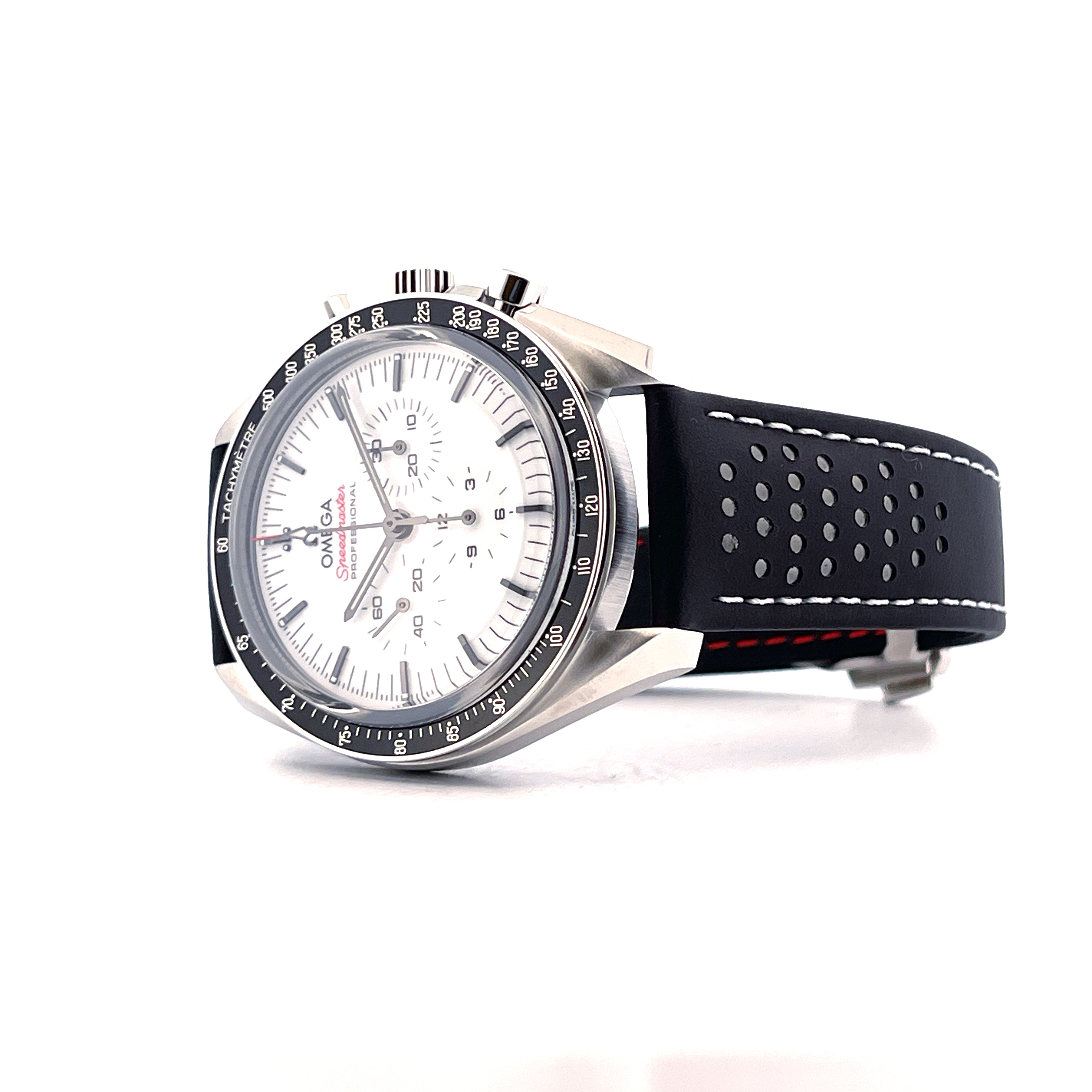 Speedmaster Moonwatch Professional White / Leather Strap / like new / 2026