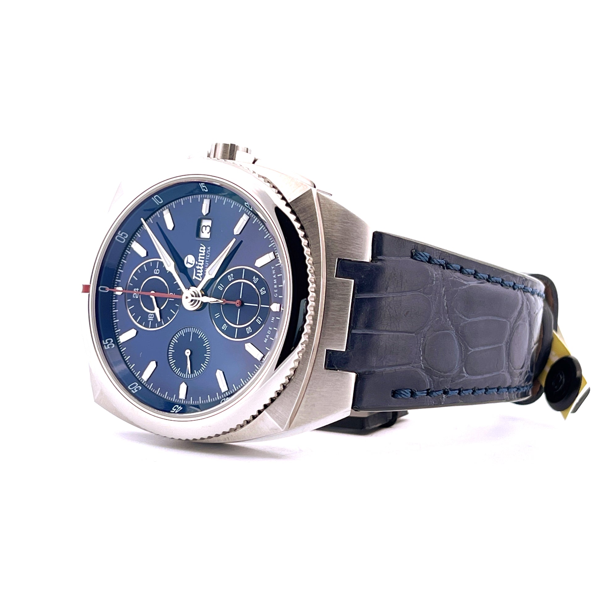 Tutima - Tutima Saxon One Chronograph Royal Blue - Juwelier Spliedt