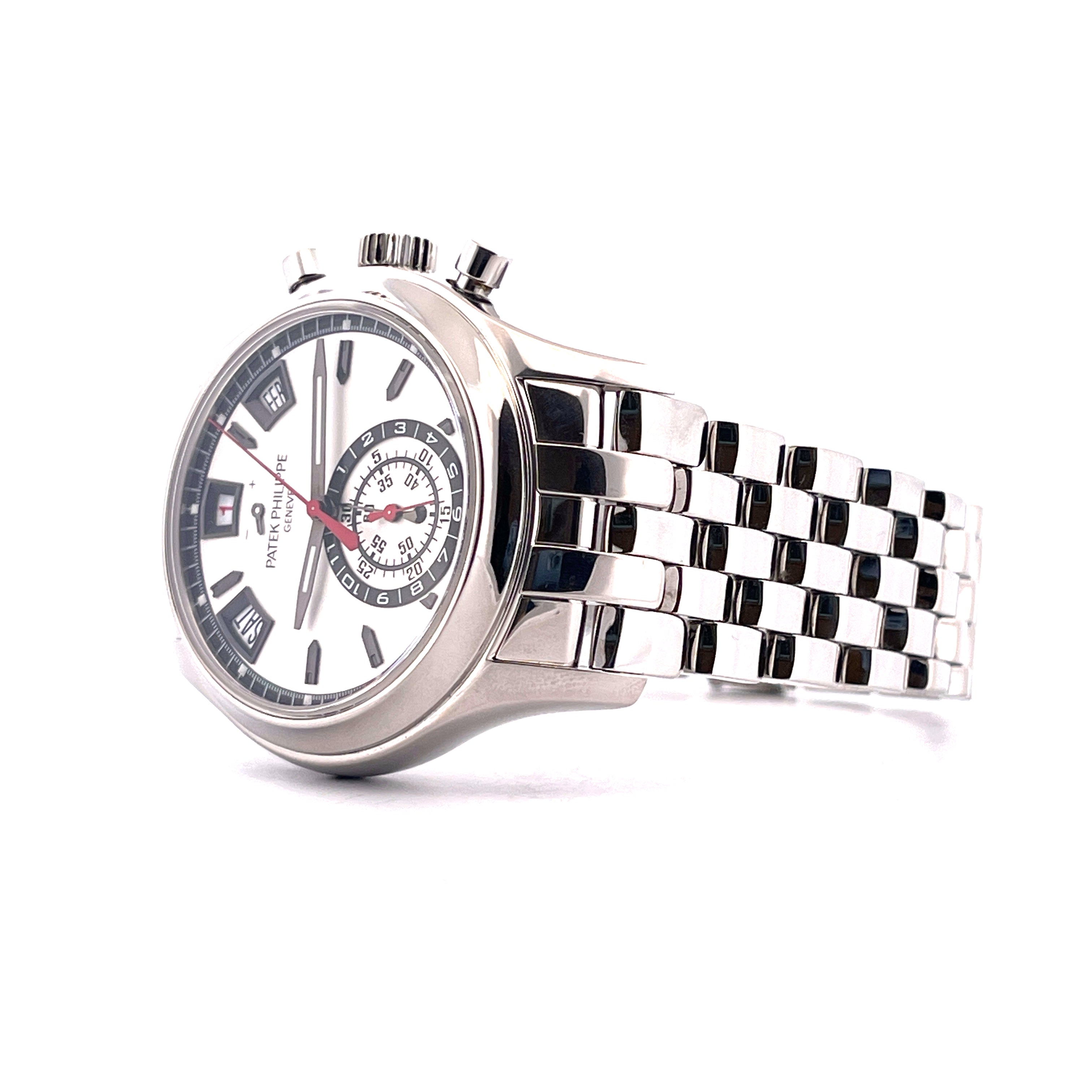 Annual Calendar Chronograph 47.100 € White Dial / Full-Set / 2015