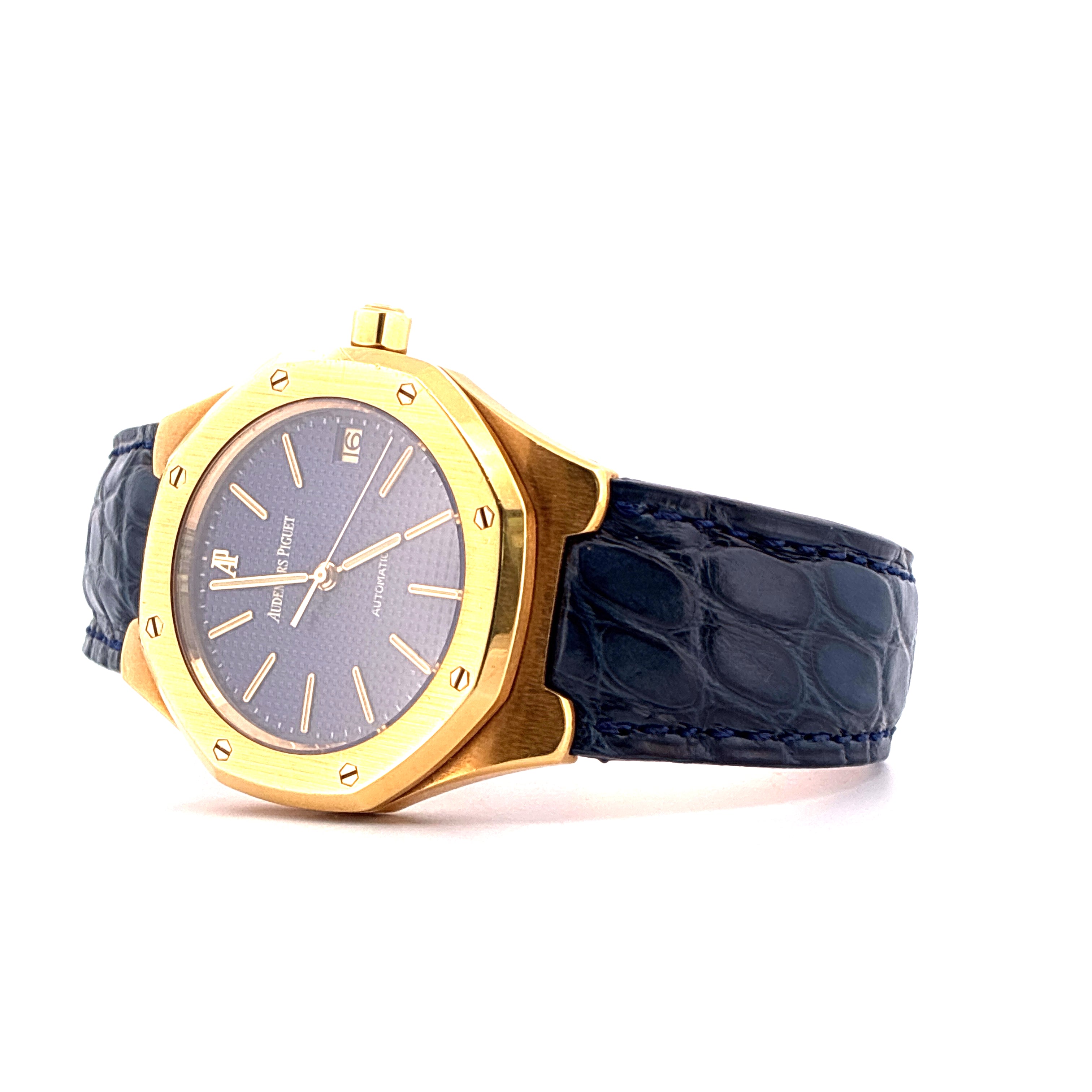 Royal Oak / Blue Dial / Folding Clasp / very rare / D-Series / Vintage / Full-Set / 1995