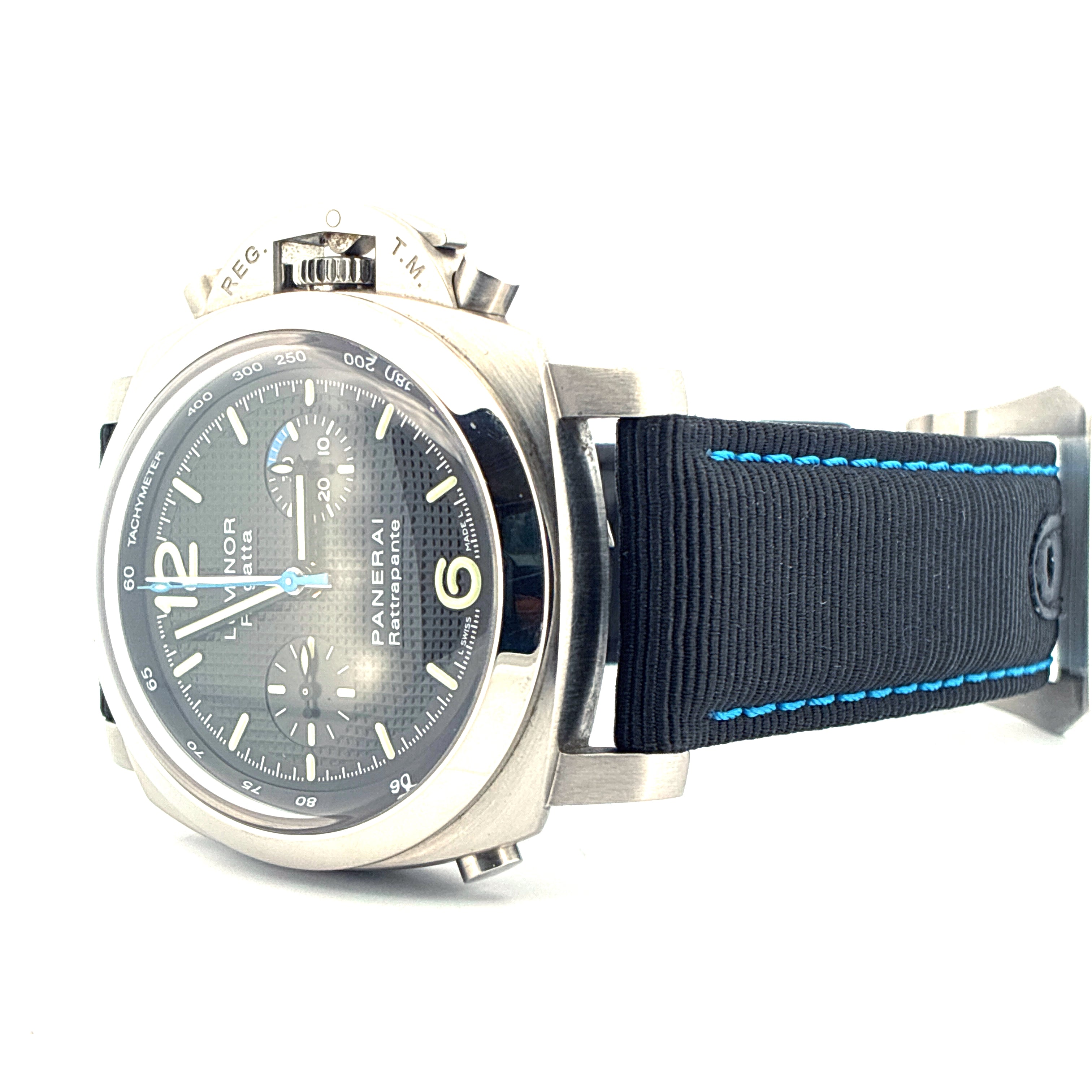 Luminor 1950 Regatta Rattrapante Limited Edition / 3 Straps / New Clasp / Full-Set / 2007