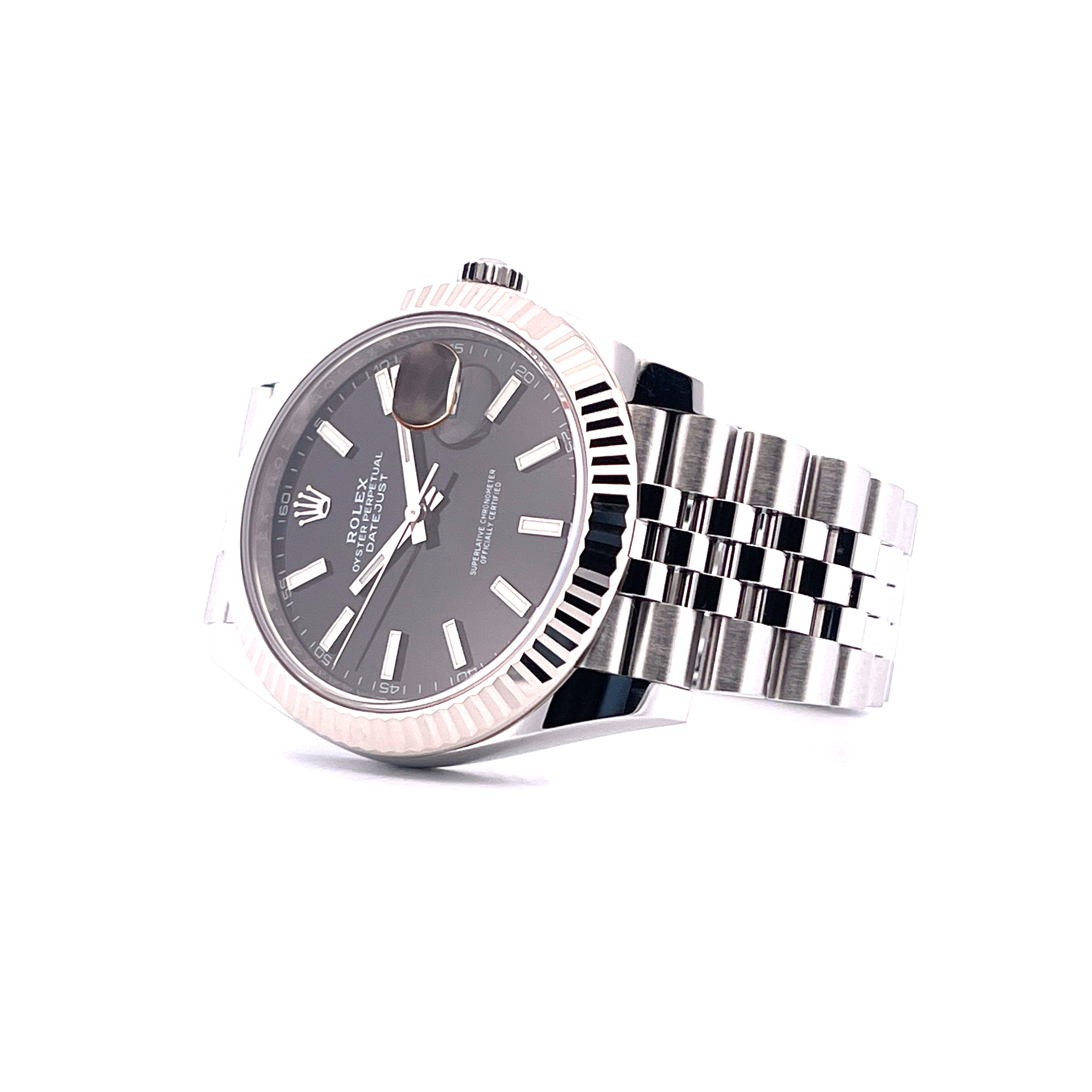 Rolex Datejust 41 Black Dial 126334 Jubilee / Full Set / -2021-