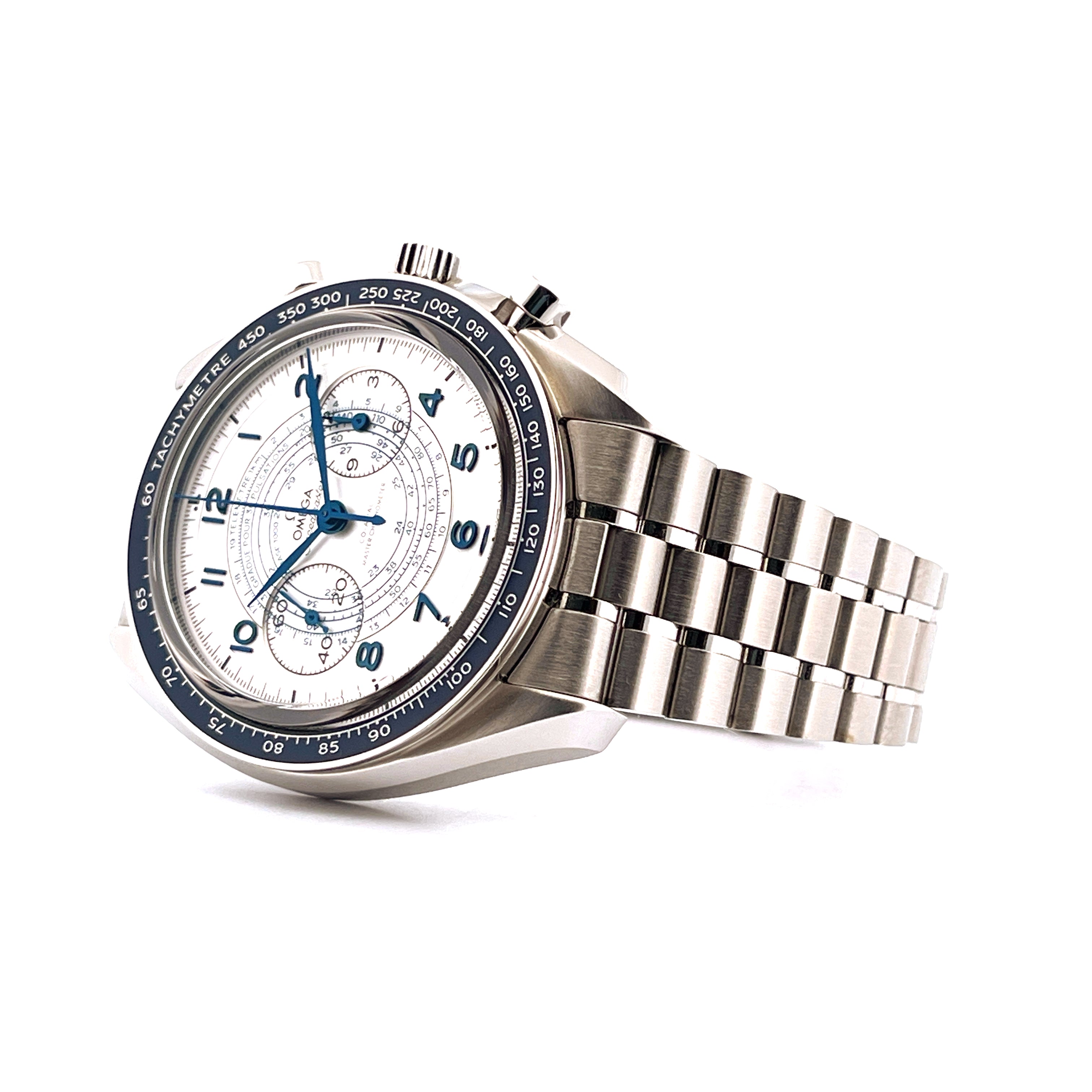 Omega - Omega Chronoscope Co-axial Master Chronometer Silver Blue - Juwelier Spliedt