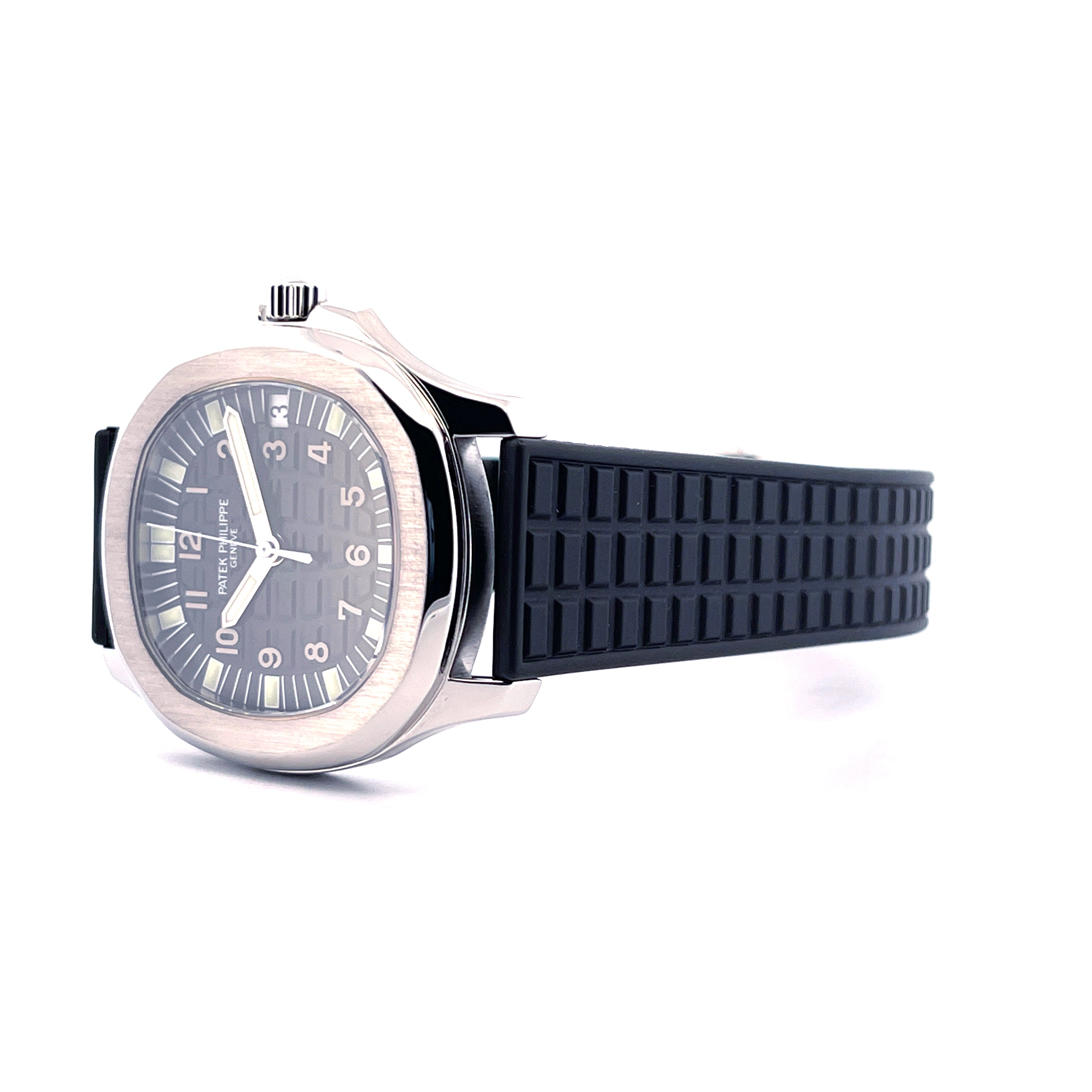 Patek Philippe - Aquanaut 38 mm 5065A-001 / New Rubber / incl. Steel Bracelet / Service 2025 / premium Condition / Box and Paper / Germany 2000 - [product_sku]
