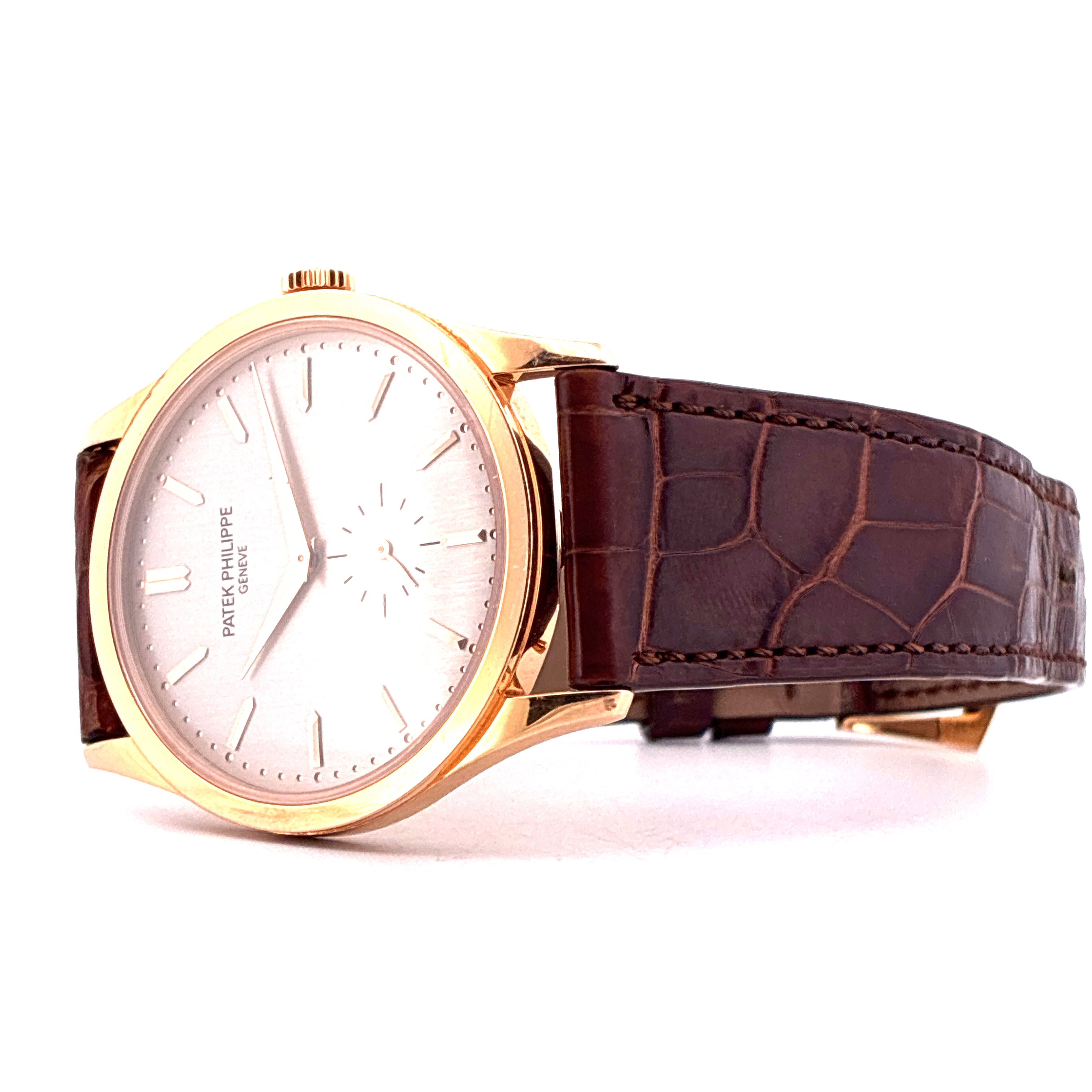 Patek Philippe - Calatrava / Roségold / 3 Straps / Box & Papers / 2017 - [product_sku]