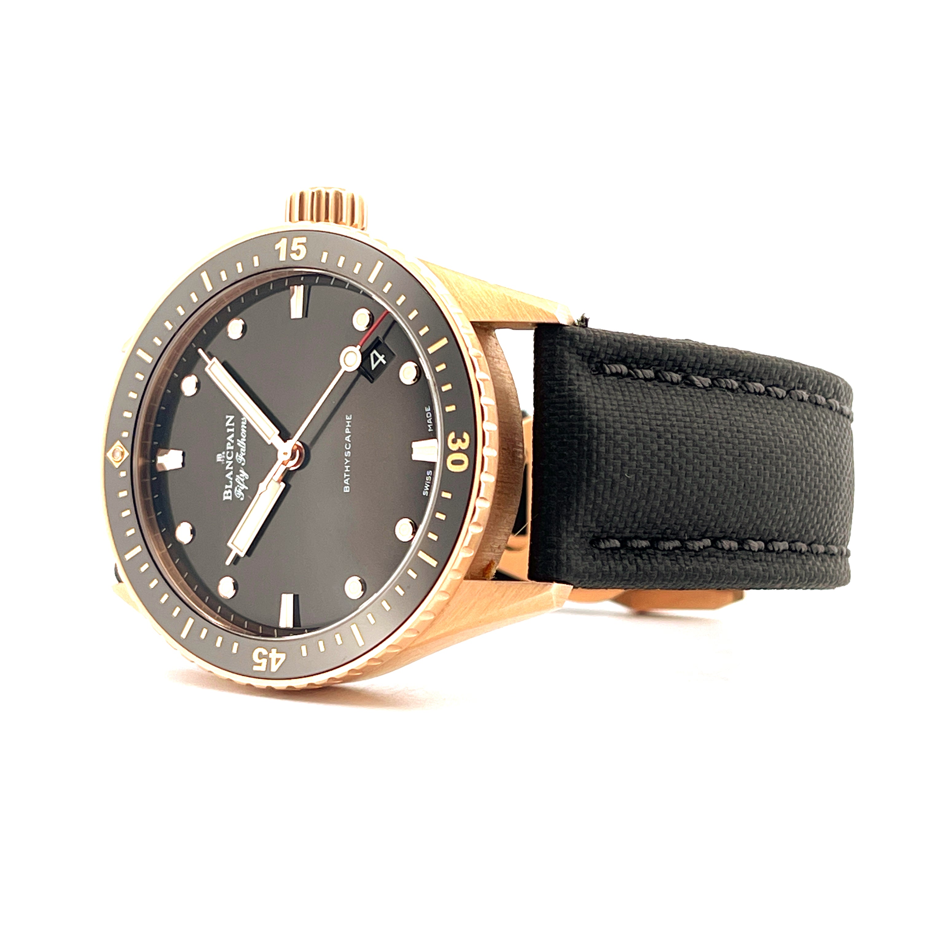 Blancpain - Blancpain Fifty Fathoms Bathyscaphe Sednagold - Juwelier Spliedt