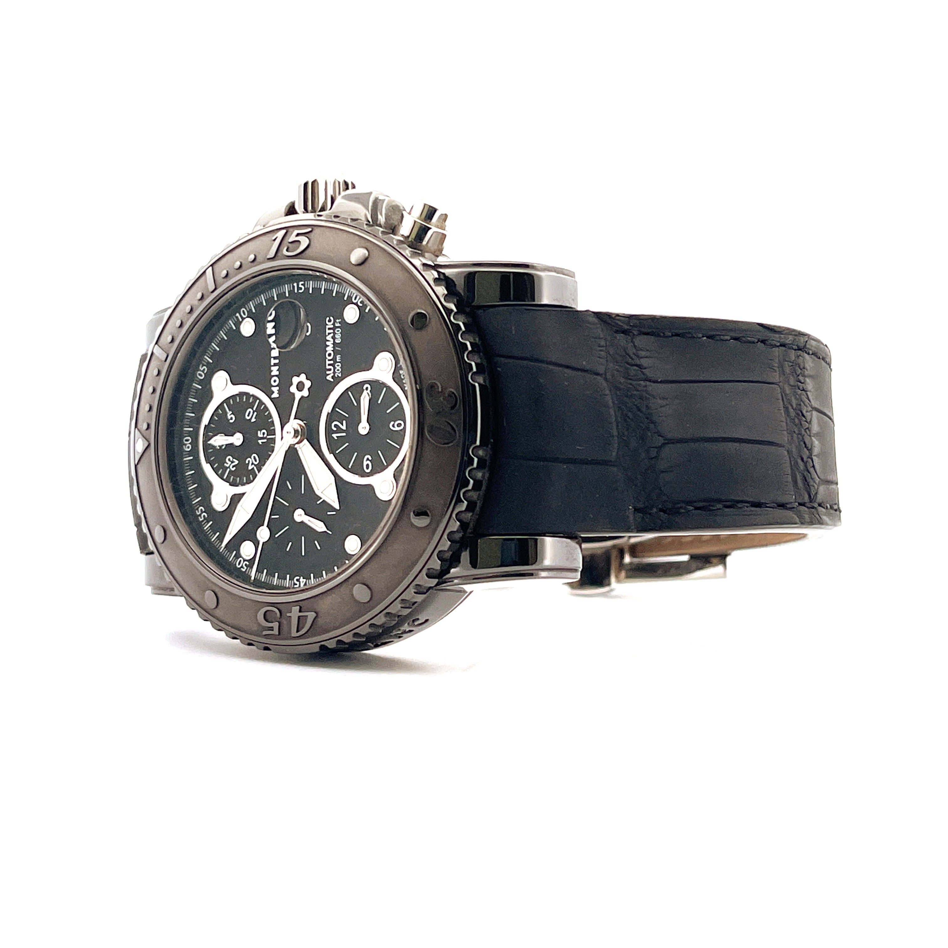 Montblanc - Sport Chrono XL Black Steel - Juwelier Spliedt