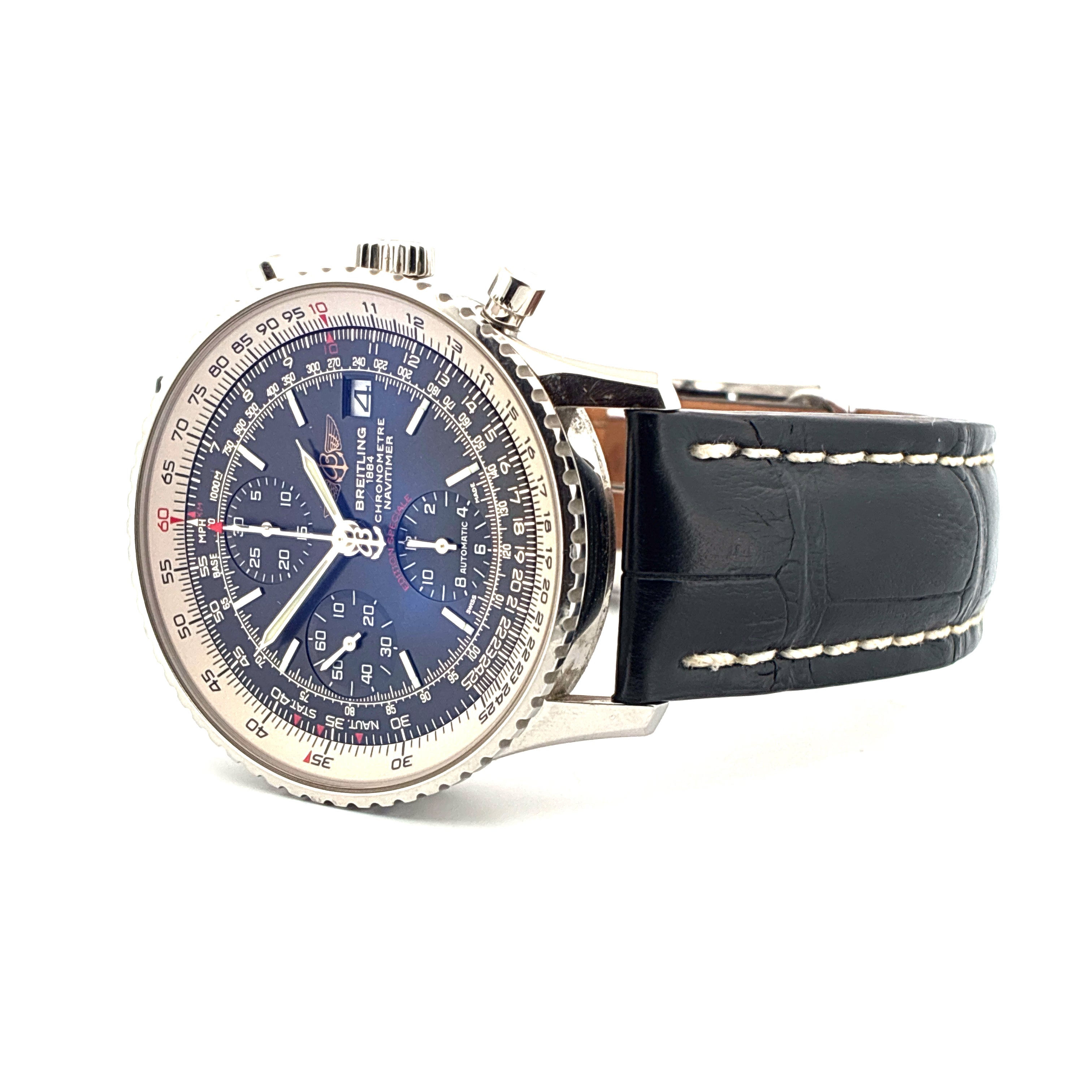 Navitimer Heritage Black Dial / Box & Papers
