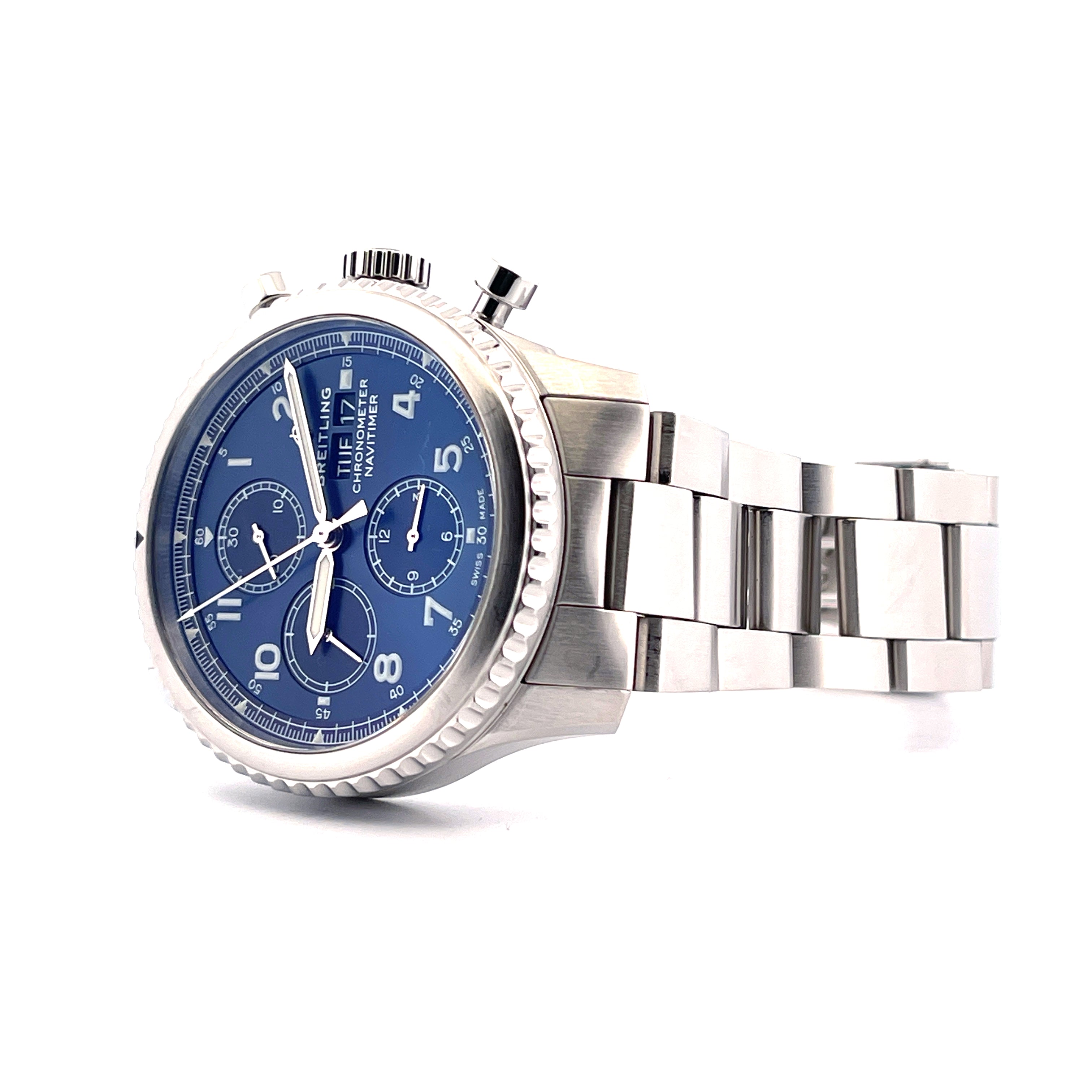 Navitimer 8 Chronograph Blue Dial / incl. Invoice / very good Condition / Full Set / Germany 2018