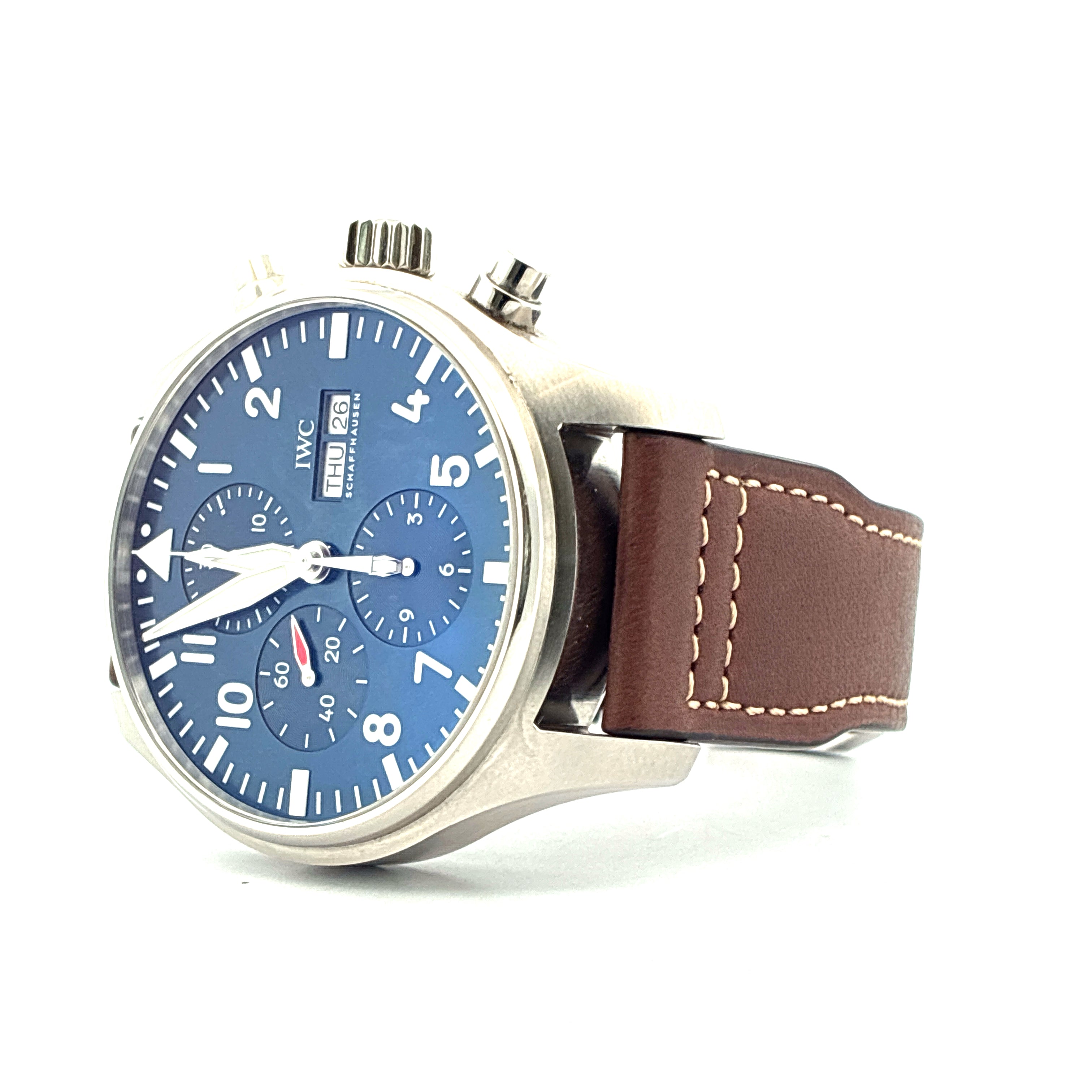 Fliegeruhr Chronograph Pilot / new strap / very good condt. / Full-Set / 2020