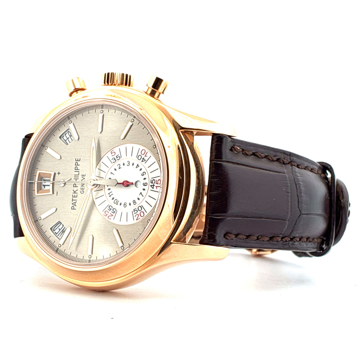 Annual Calendar / Grey Dial / very good condt. / Roségold / Box & Papiere / 2009