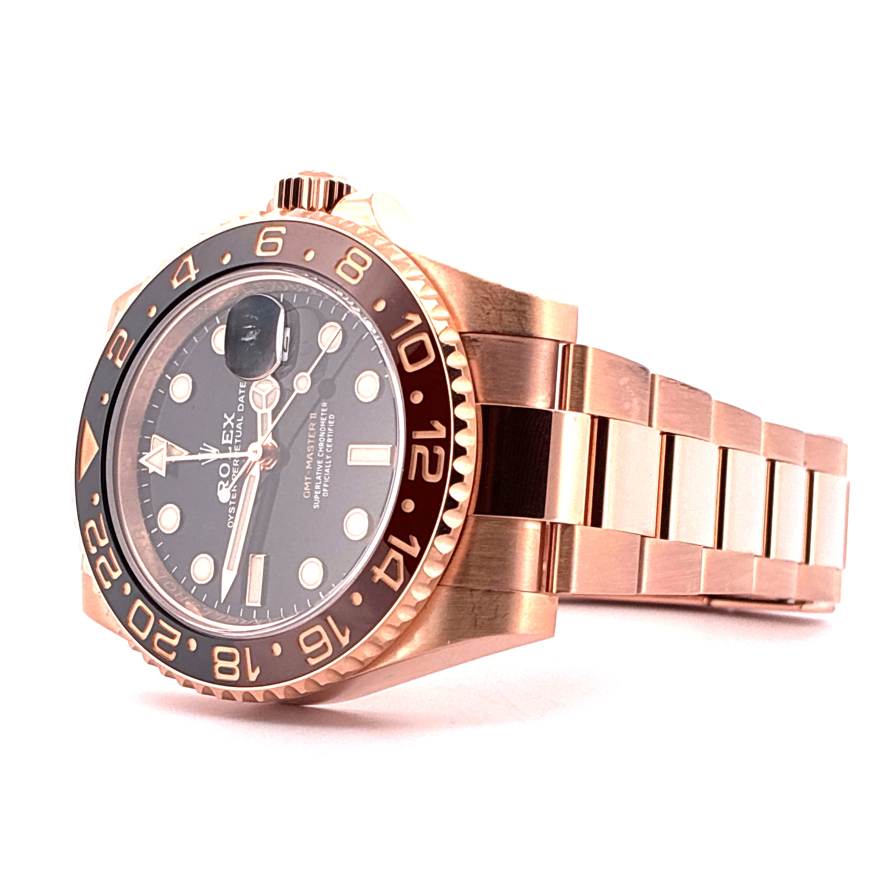 Rolex - GMT-Master II / Rootbeer / Roségold / Full-Set / LC100 / 2018 - [product_sku]