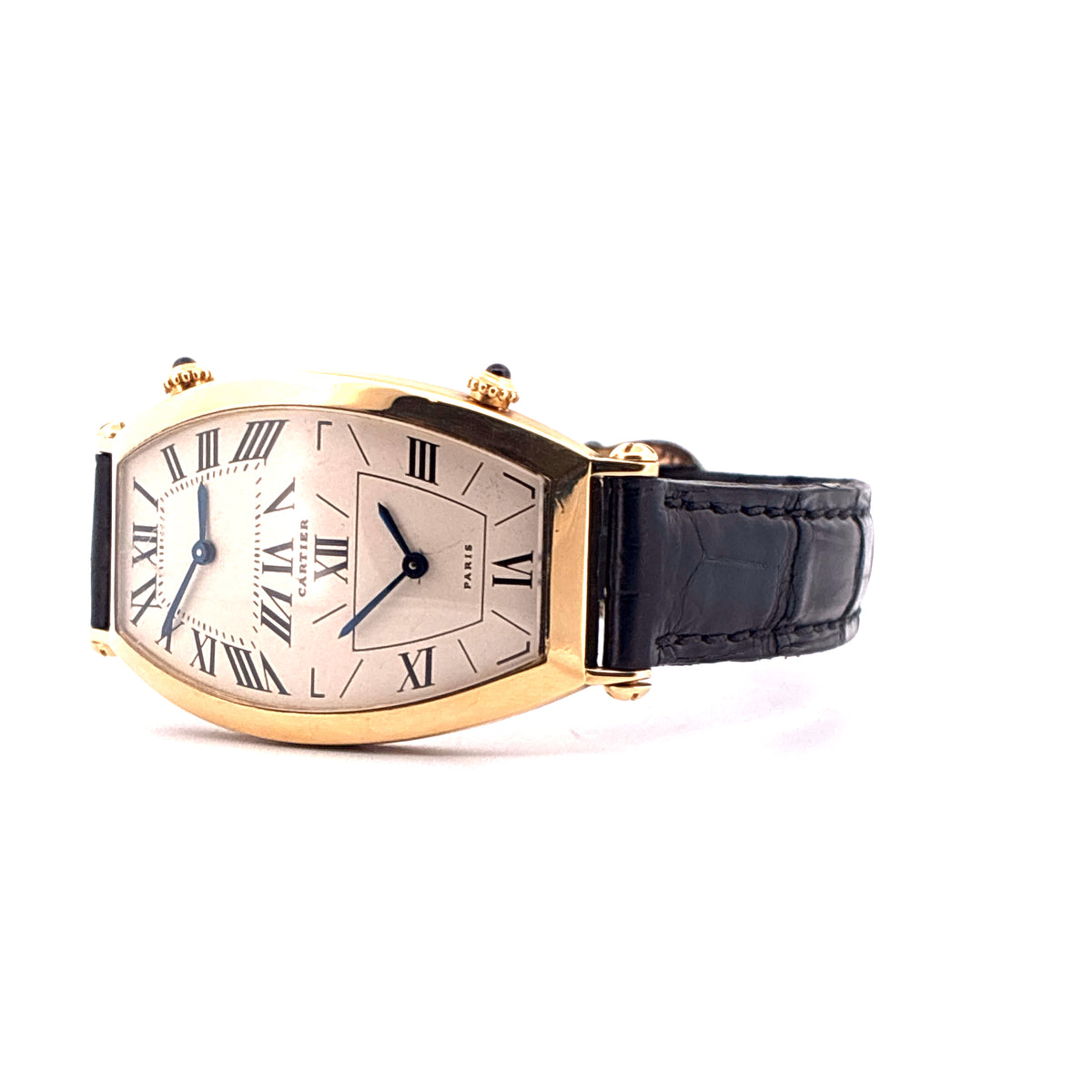 Tonneau / Paris / vintage Dial / Dual Time /  Cartier Service 2026 / very rare
